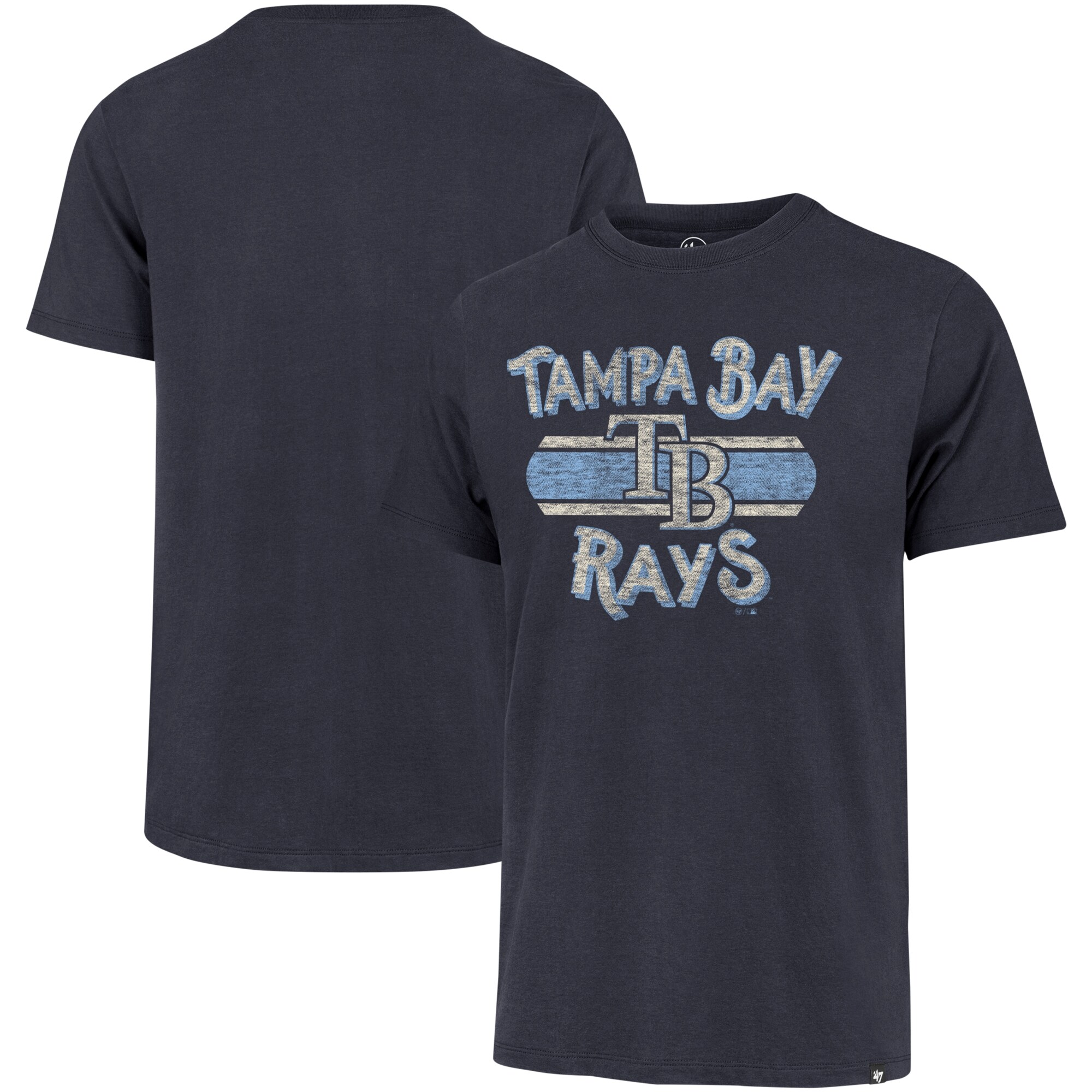 Men's Tampa Bay Rays '47 Navy Renew Franklin T-Shirt