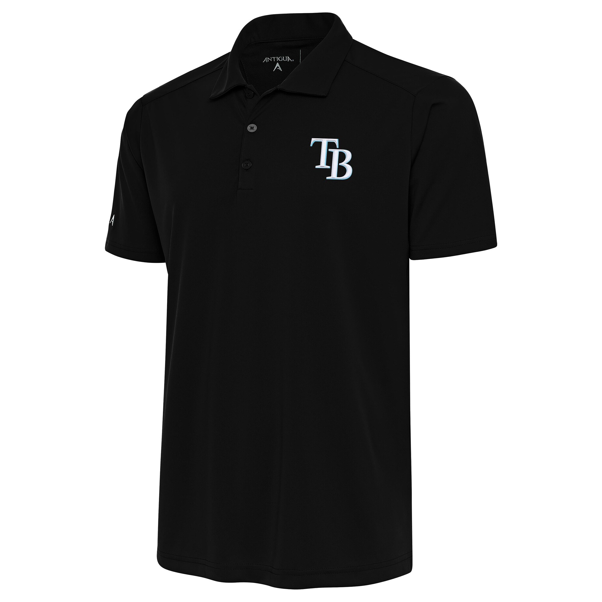 Men's Tampa Bay Rays Antigua Black Apex Polo