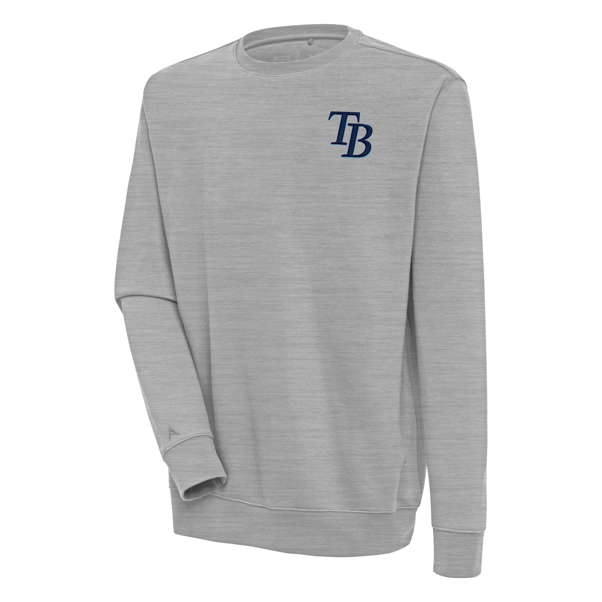 Men's Tampa Bay Rays  Antigua Heather Gray Victory Pullover Sweatshirt