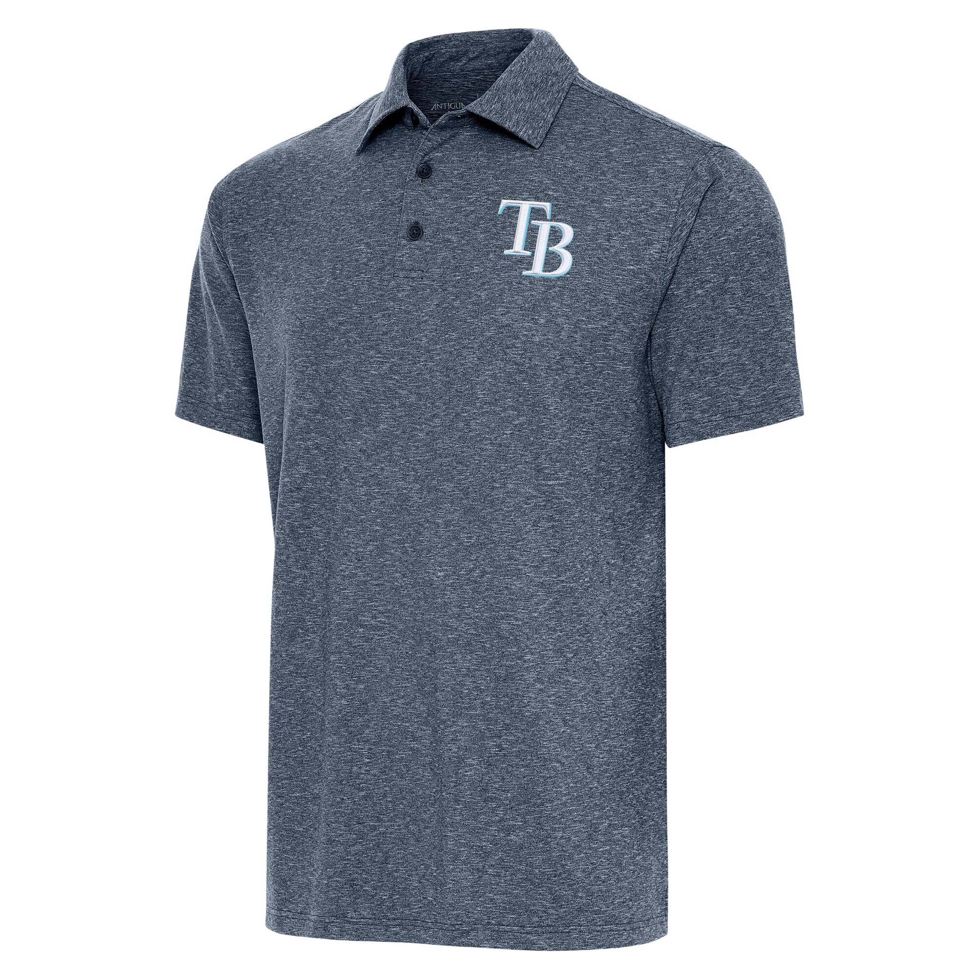 Men's Tampa Bay Rays  Antigua Heather Navy Par Polo