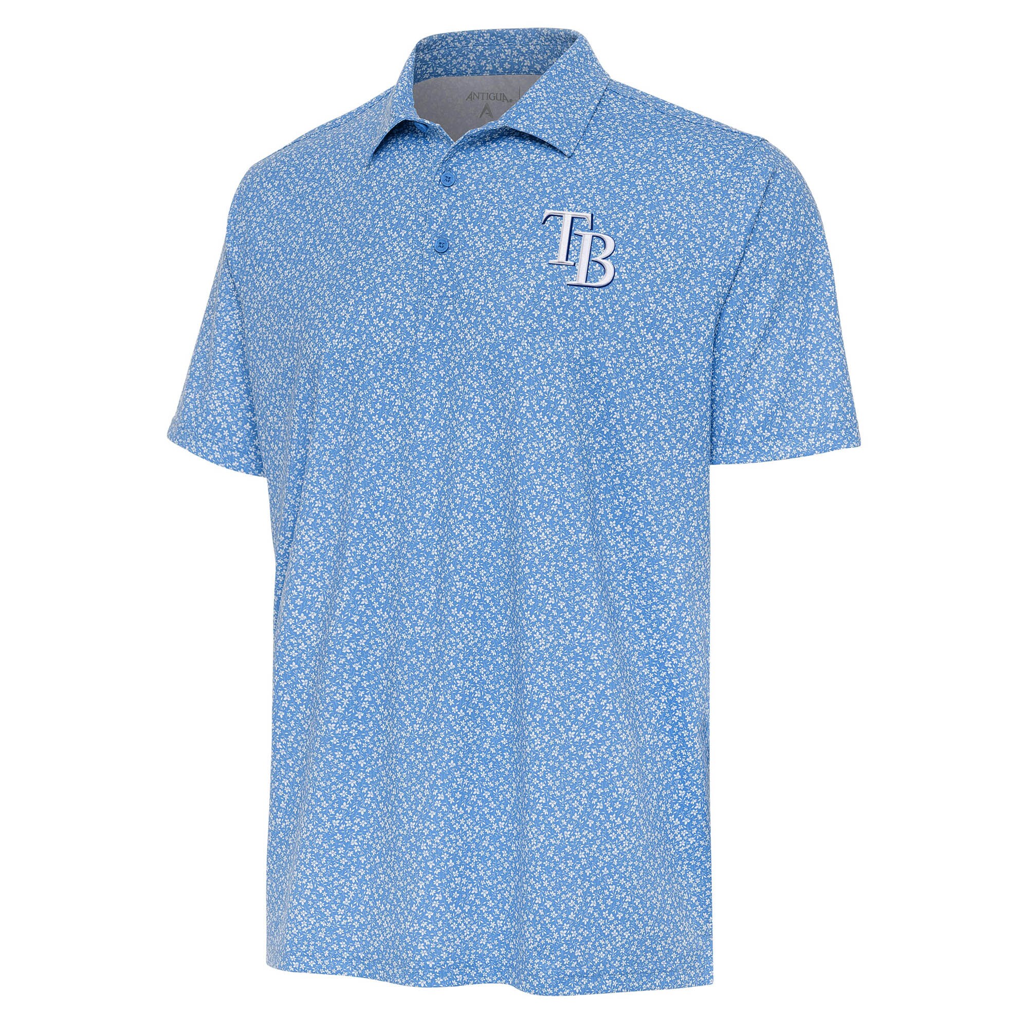 Men's Tampa Bay Rays Antigua Light Blue Terrace Polo