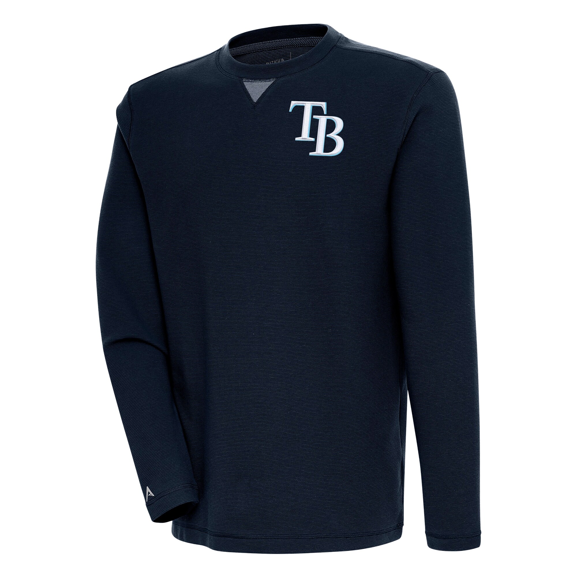 Men's Tampa Bay Rays  Antigua Navy Flier Bunker Pullover Sweatshirt