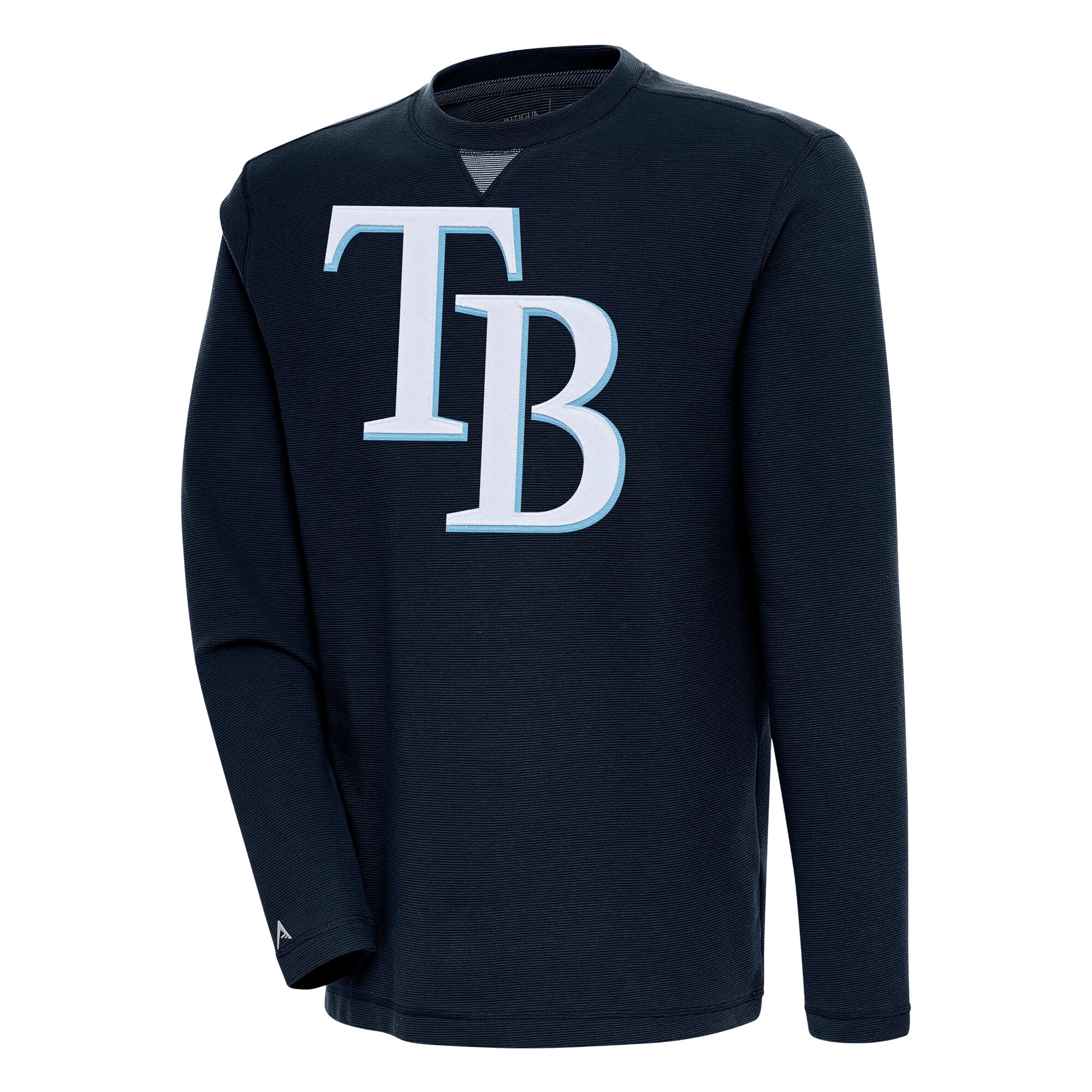 Men's Tampa Bay Rays  Antigua Navy Flier Bunker Pullover Sweatshirt