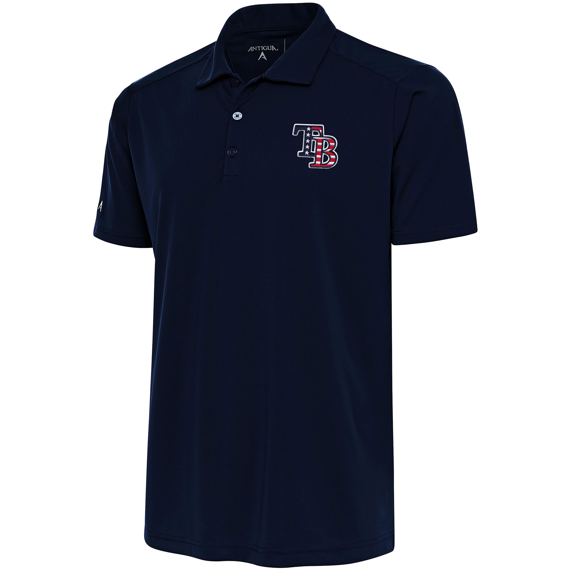 Men's Tampa Bay Rays  Antigua Navy Patriotic Apex Polo