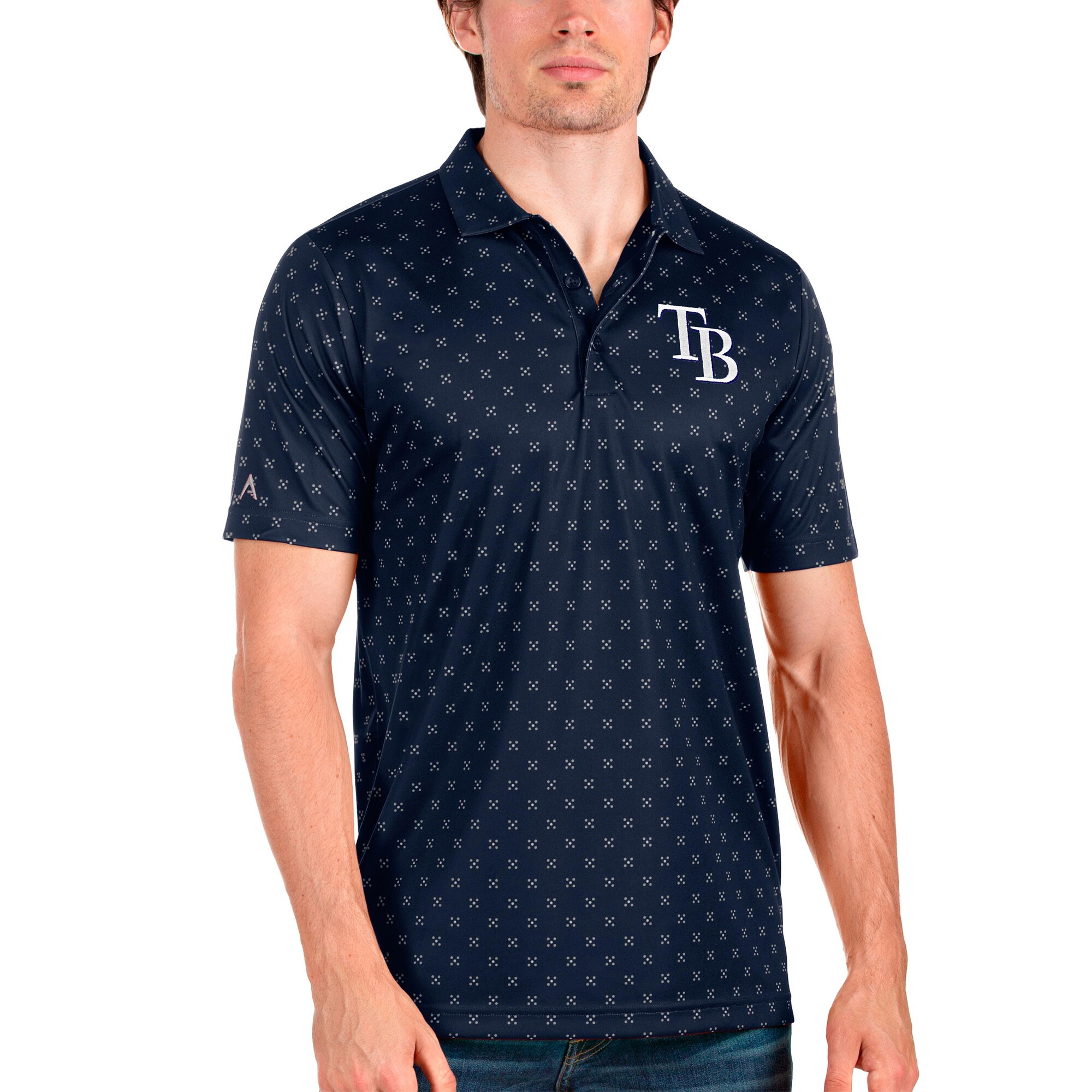 Men's Tampa Bay Rays Antigua Navy Spark Polo