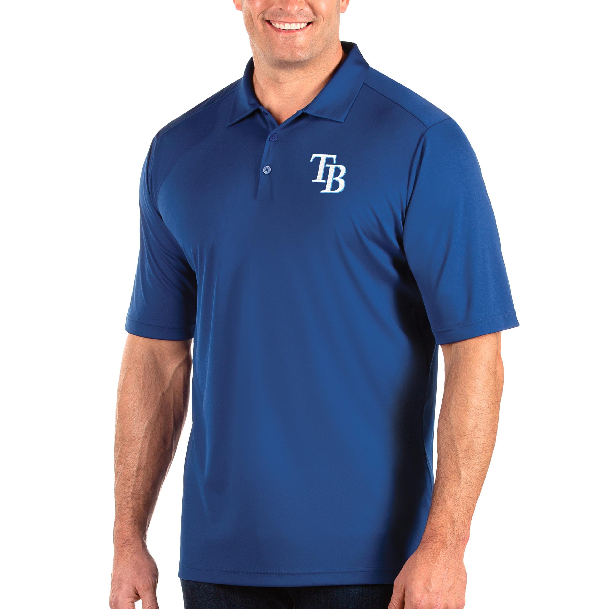 Men's Tampa Bay Rays Antigua Royal Big & Tall Tribute Polo