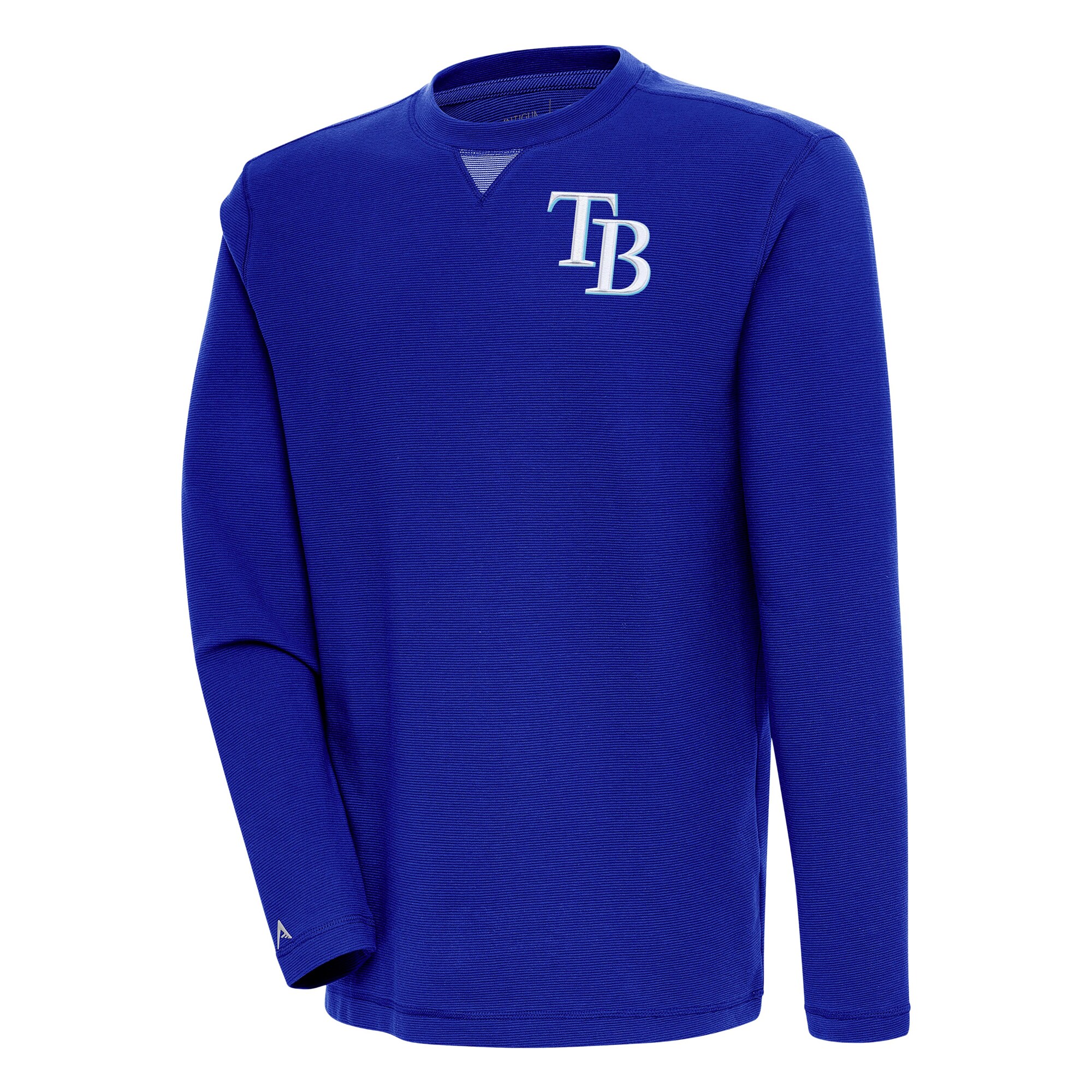 Men's Tampa Bay Rays  Antigua Royal Flier Bunker Pullover Sweatshirt