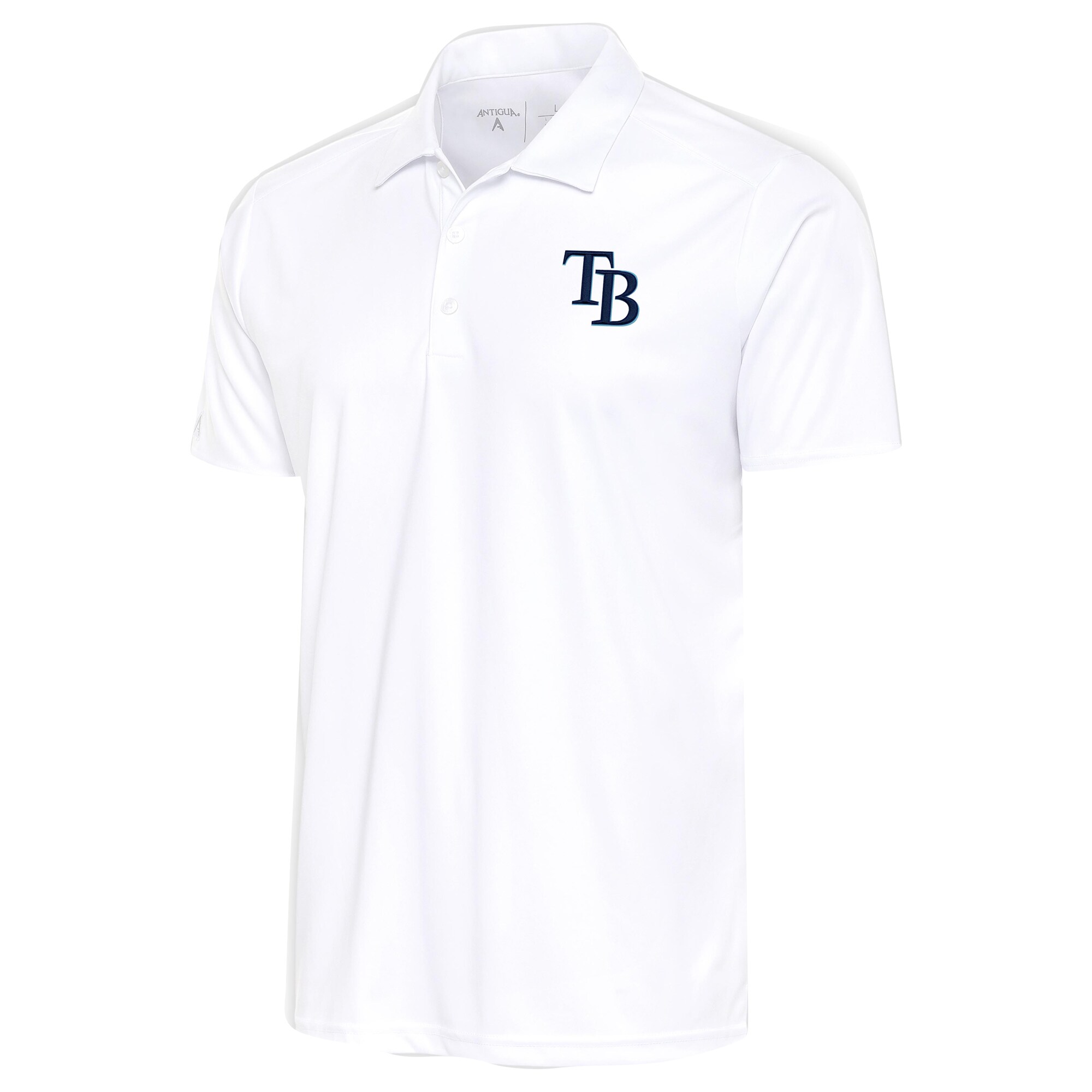 Men's Tampa Bay Rays Antigua White Apex Polo
