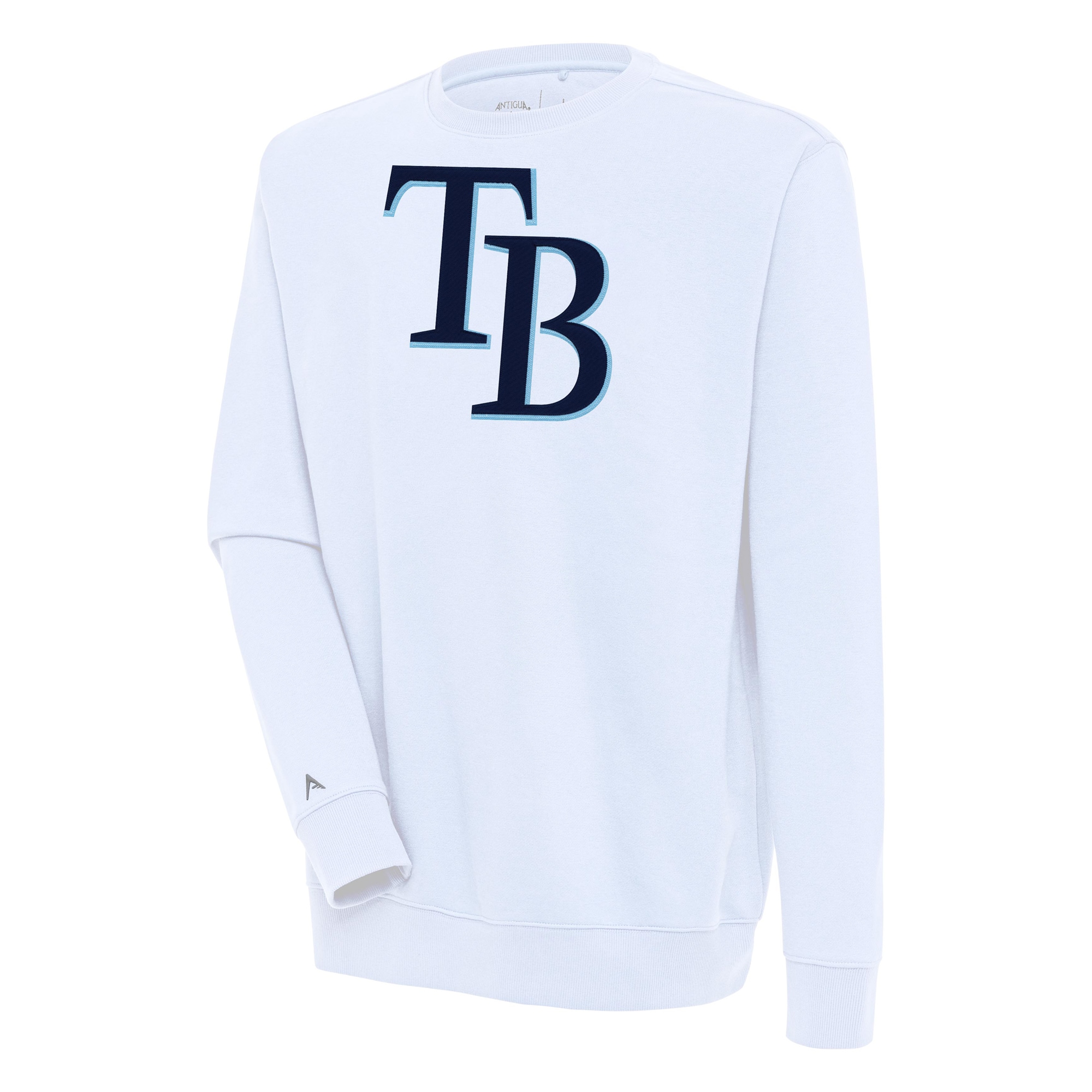 Men's Tampa Bay Rays  Antigua White Victory Pullover Sweatshirt