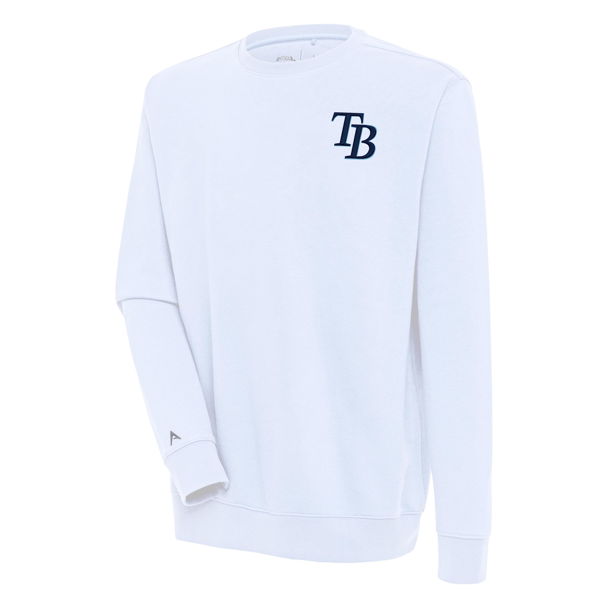Men's Tampa Bay Rays  Antigua White Victory Pullover Sweatshirt