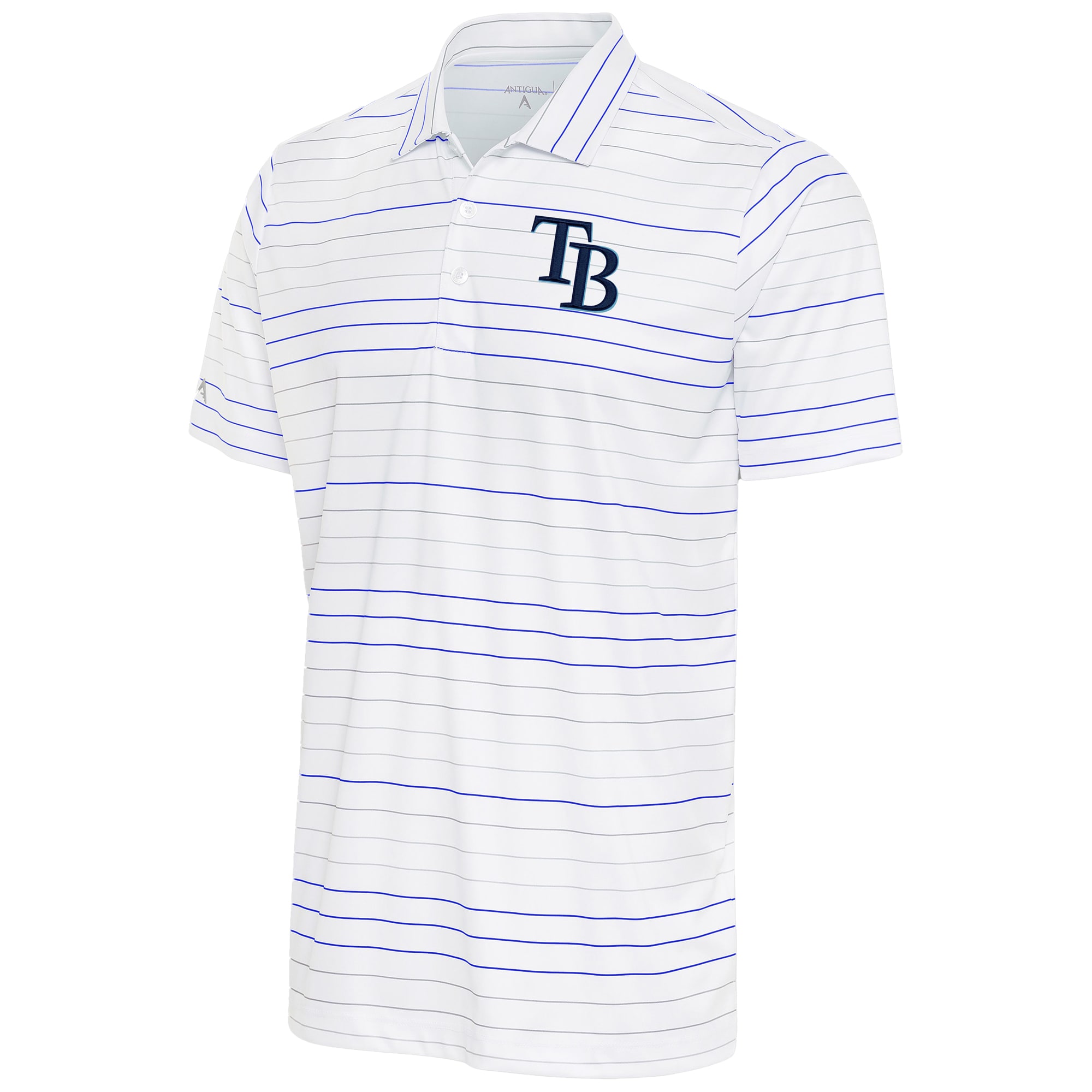 Men's Tampa Bay Rays Antigua White/Royal Ryder Polo