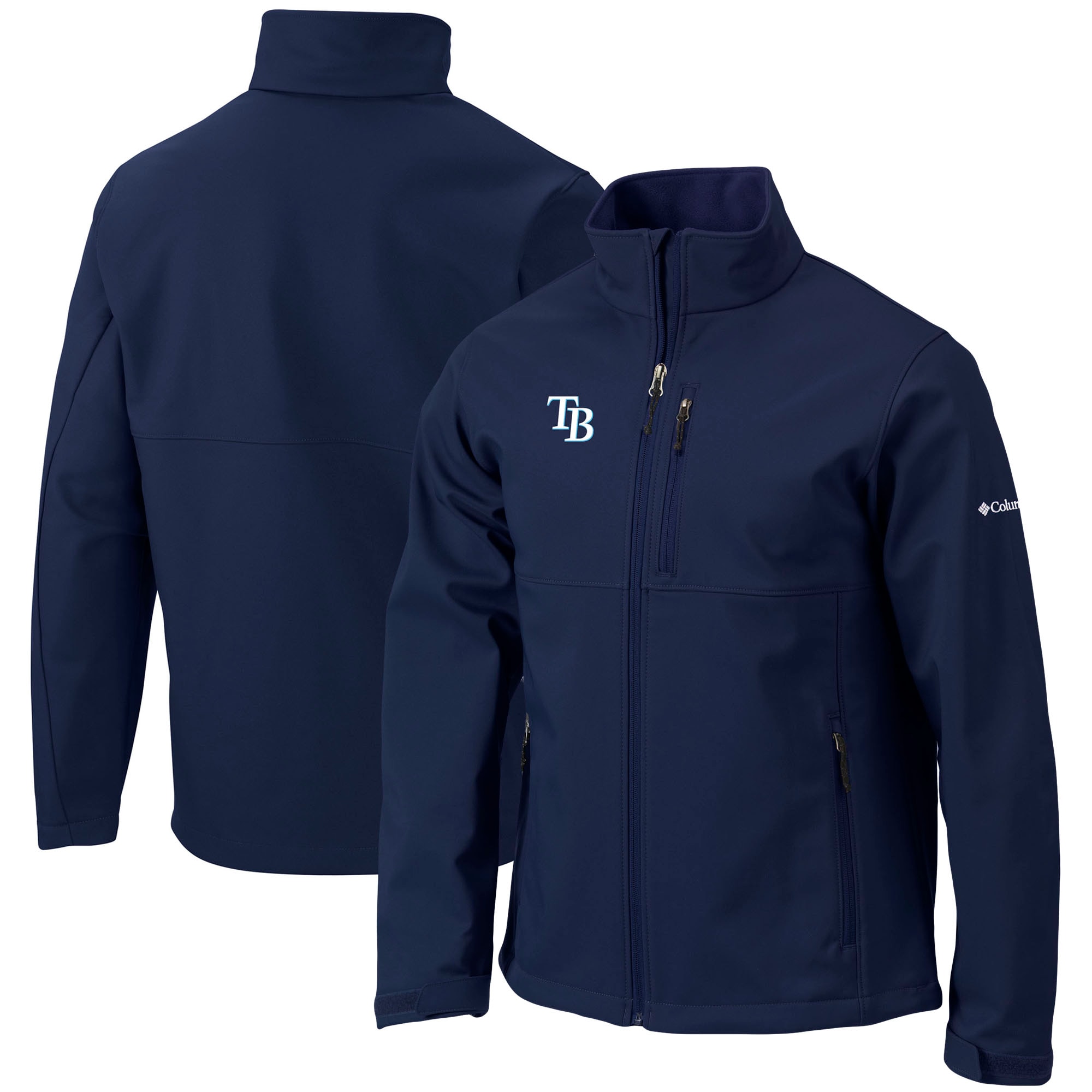 Men's Tampa Bay Rays Columbia Navy Ascender Full-Zip Jacket