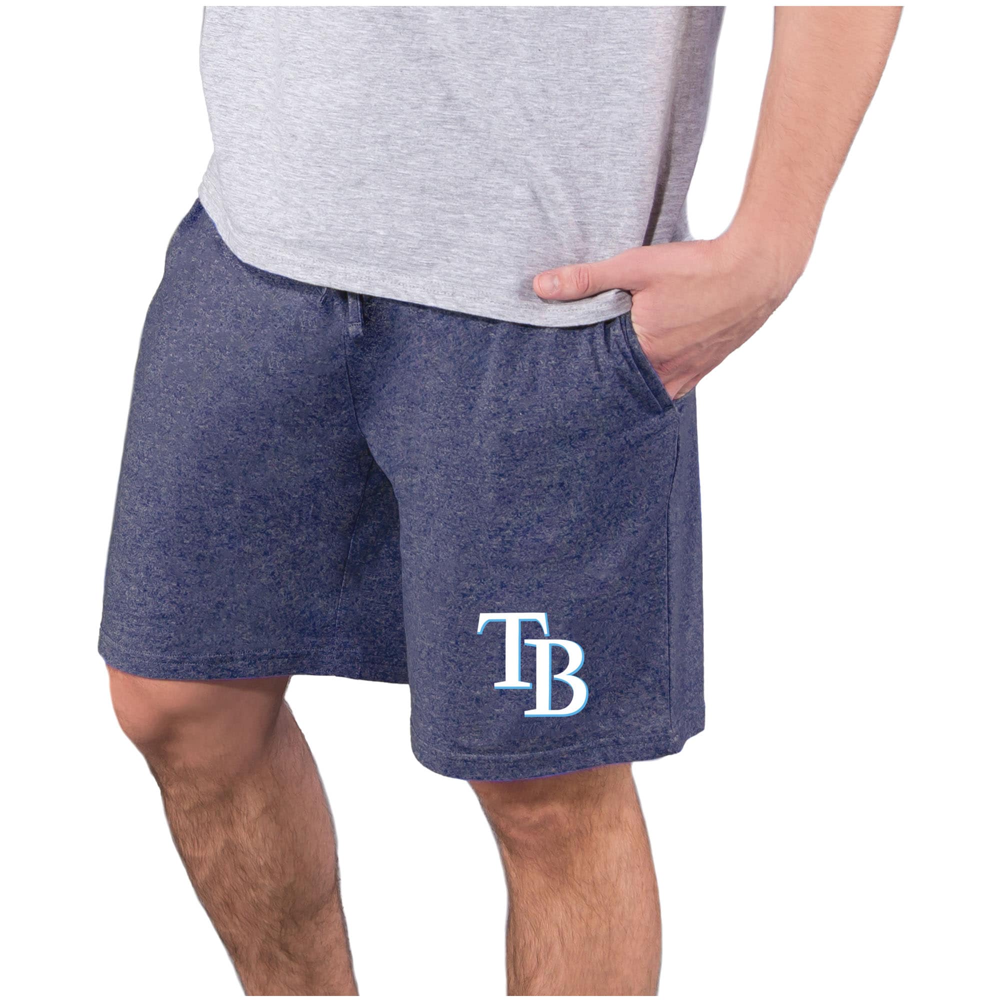 Men's Tampa Bay Rays  Concepts Sport Navy Quest Knit Jam Shorts