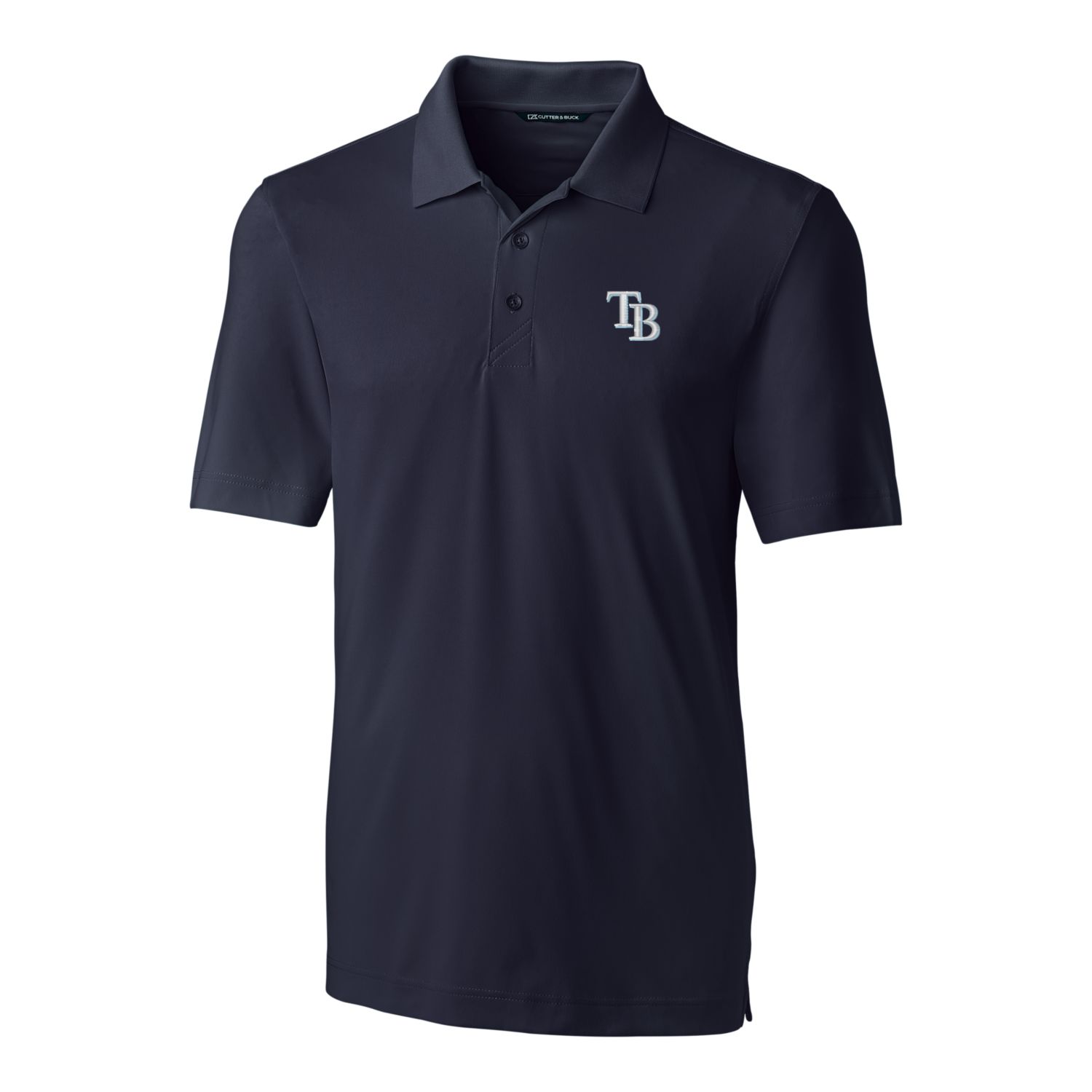 Men's Tampa Bay Rays Cutter & Buck Navy Big & Tall Forge Stretch Polo