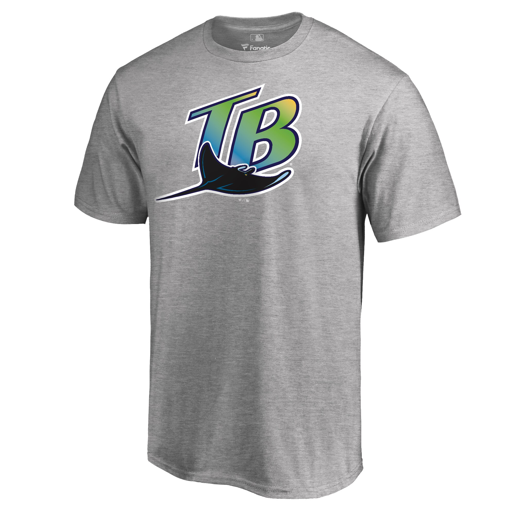 Men's Tampa Bay Rays  Branded Ash Cooperstown Collection Forbes T-Shirt
