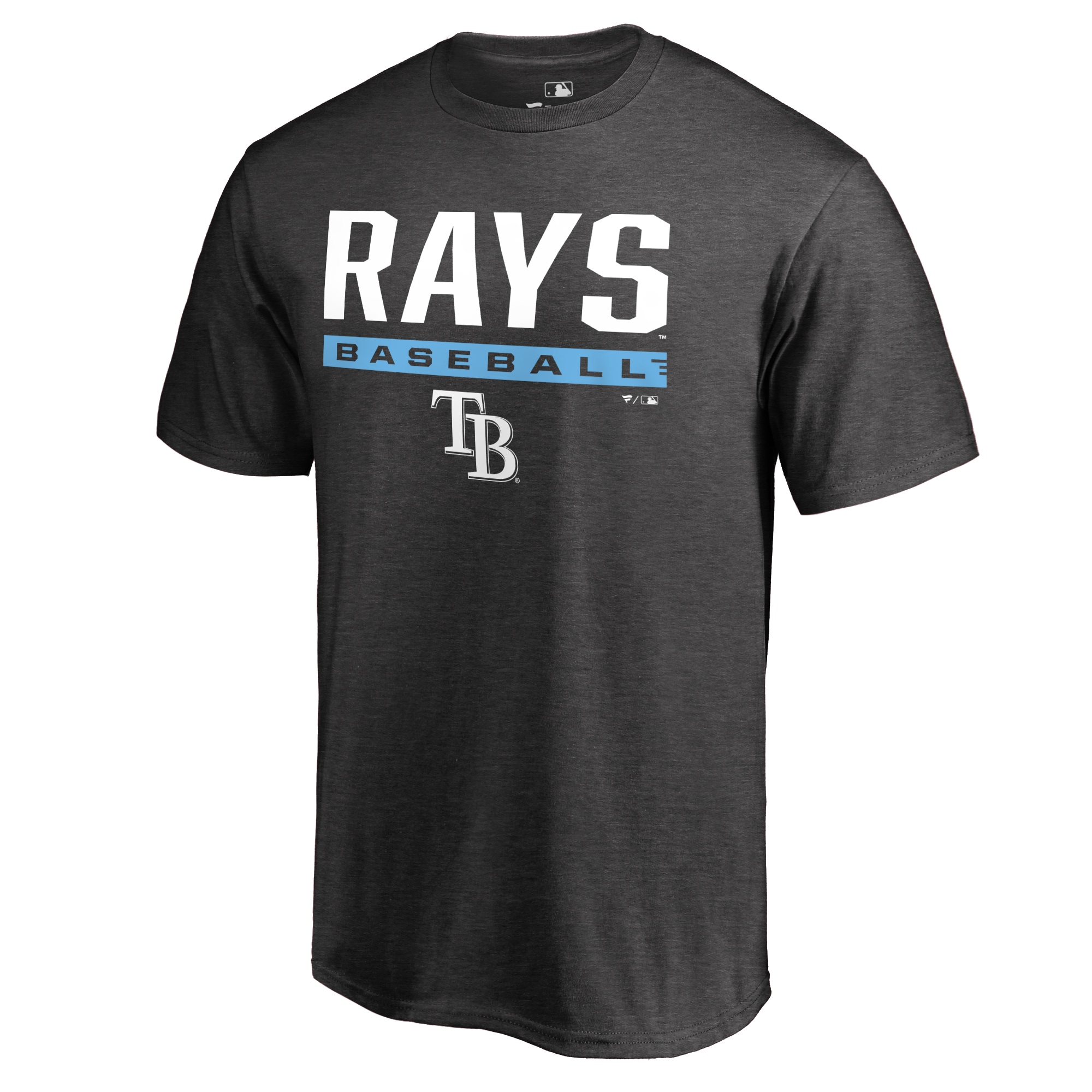 Men's Tampa Bay Rays  Branded Ash Win Stripe T-Shirt