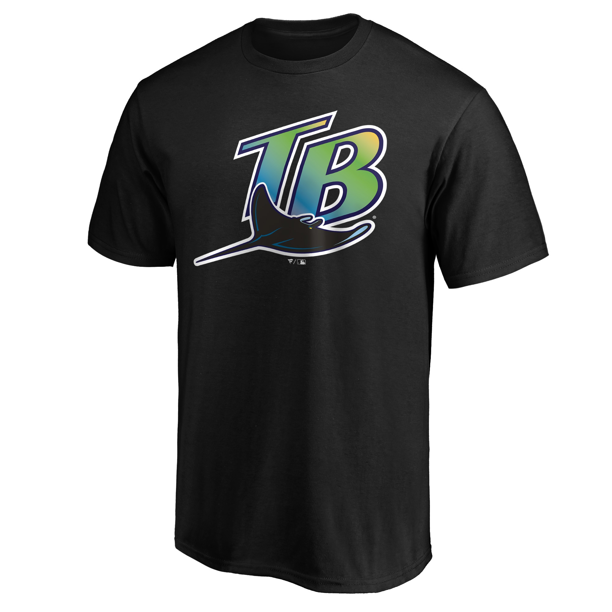 Men's Tampa Bay Rays  Branded Black Cooperstown Collection Wahconah T-Shirt