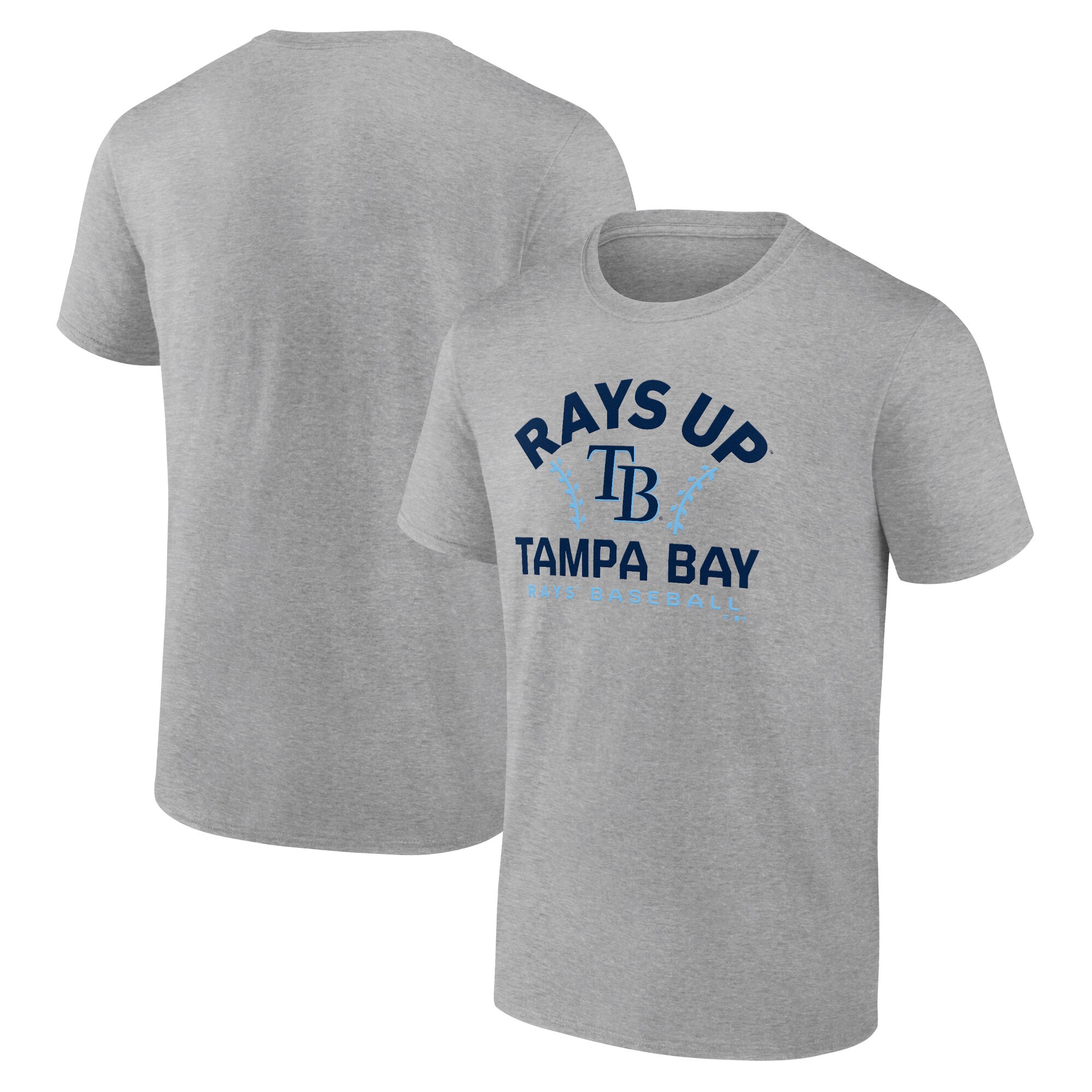 Men's Tampa Bay Rays  Branded Heather Gray Team Go For Two T-Shirt