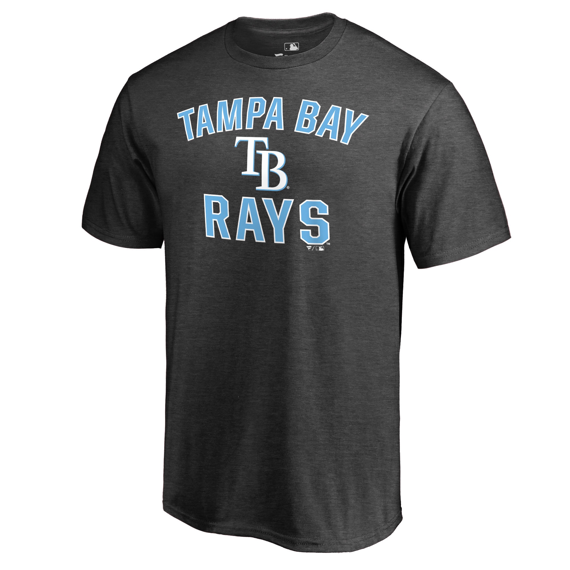 Men's Tampa Bay Rays  Branded Heathered Gray Core Basics Victory Arch T-Shirt