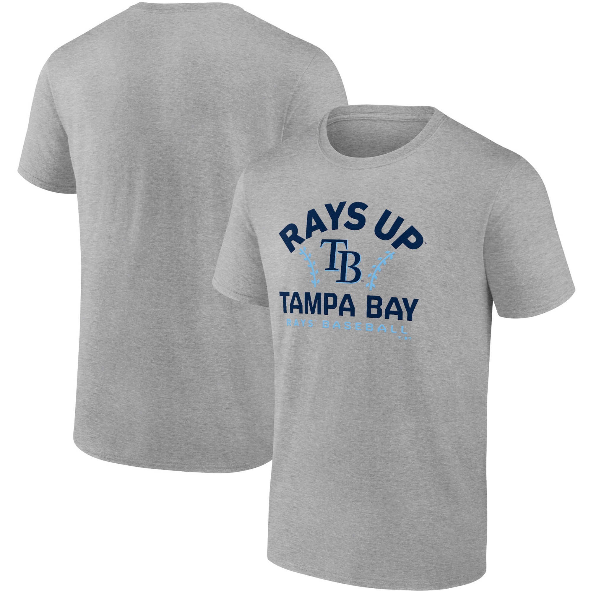 Men's Tampa Bay Rays  Branded Heathered Gray Iconic Go for Two T-Shirt