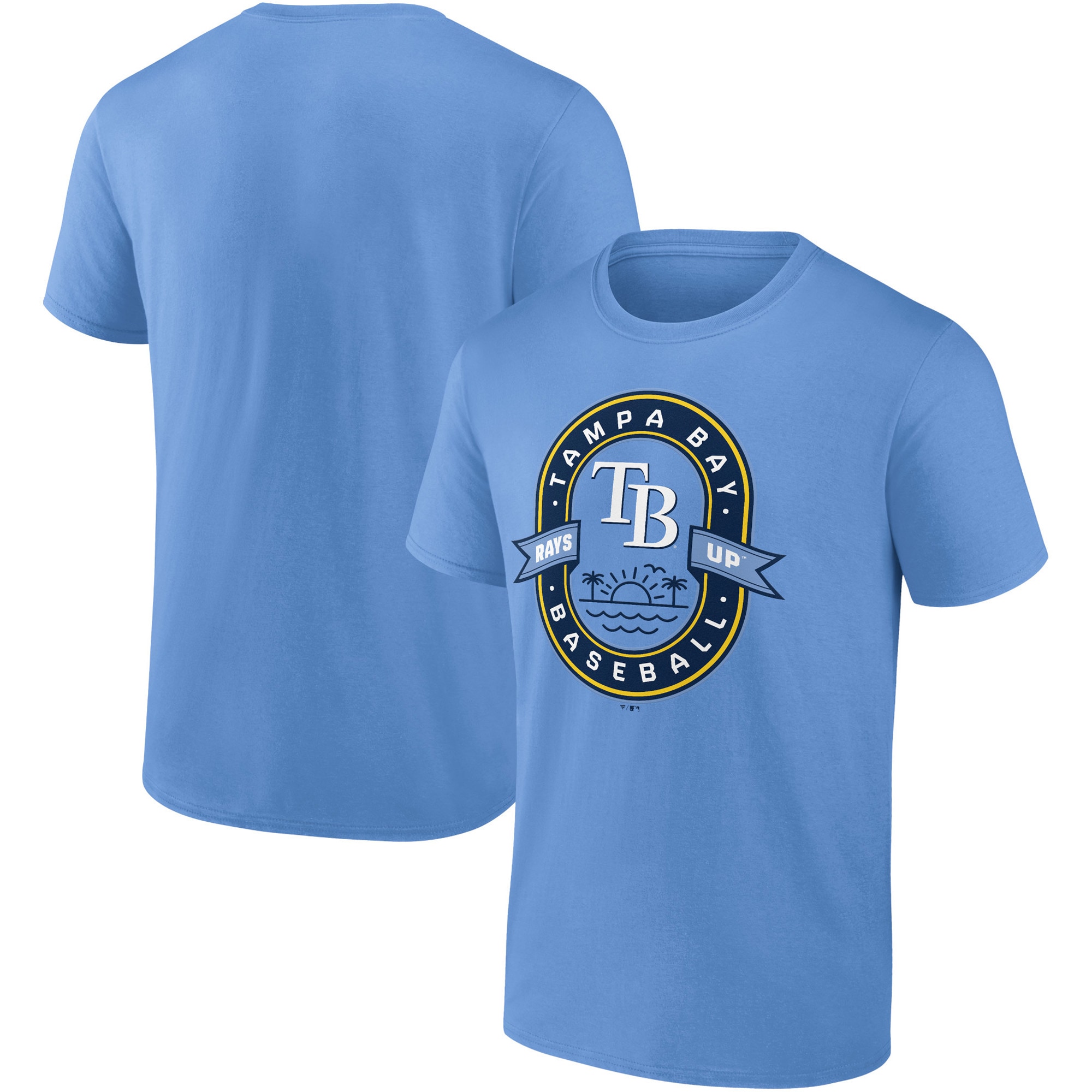 Men's Tampa Bay Rays  Branded Light Blue Iconic Glory Bound T-Shirt