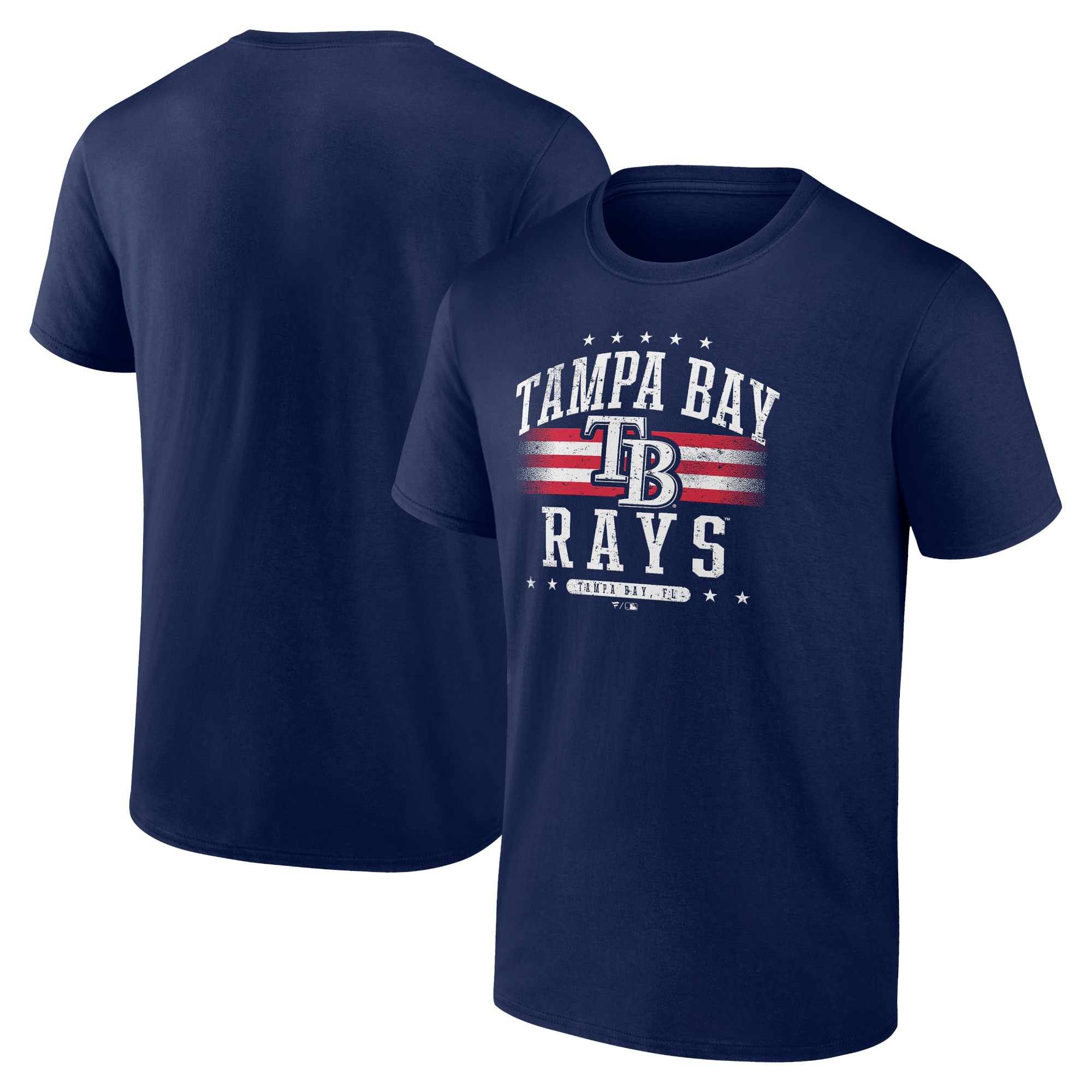 Men's Tampa Bay Rays  Branded Navy Americana Team T-Shirt