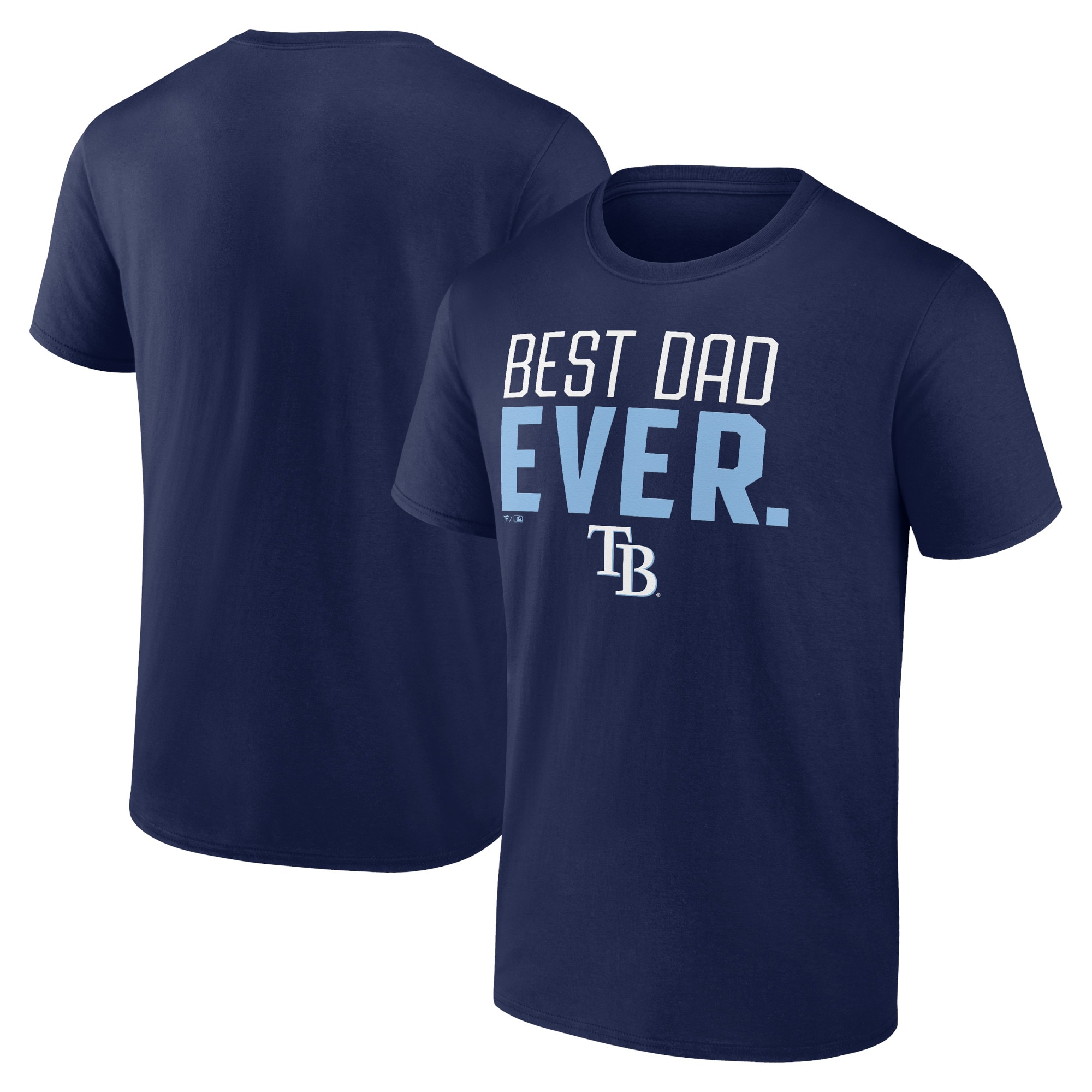 Men's Tampa Bay Rays  Branded Navy Best Dad Ever T-Shirt