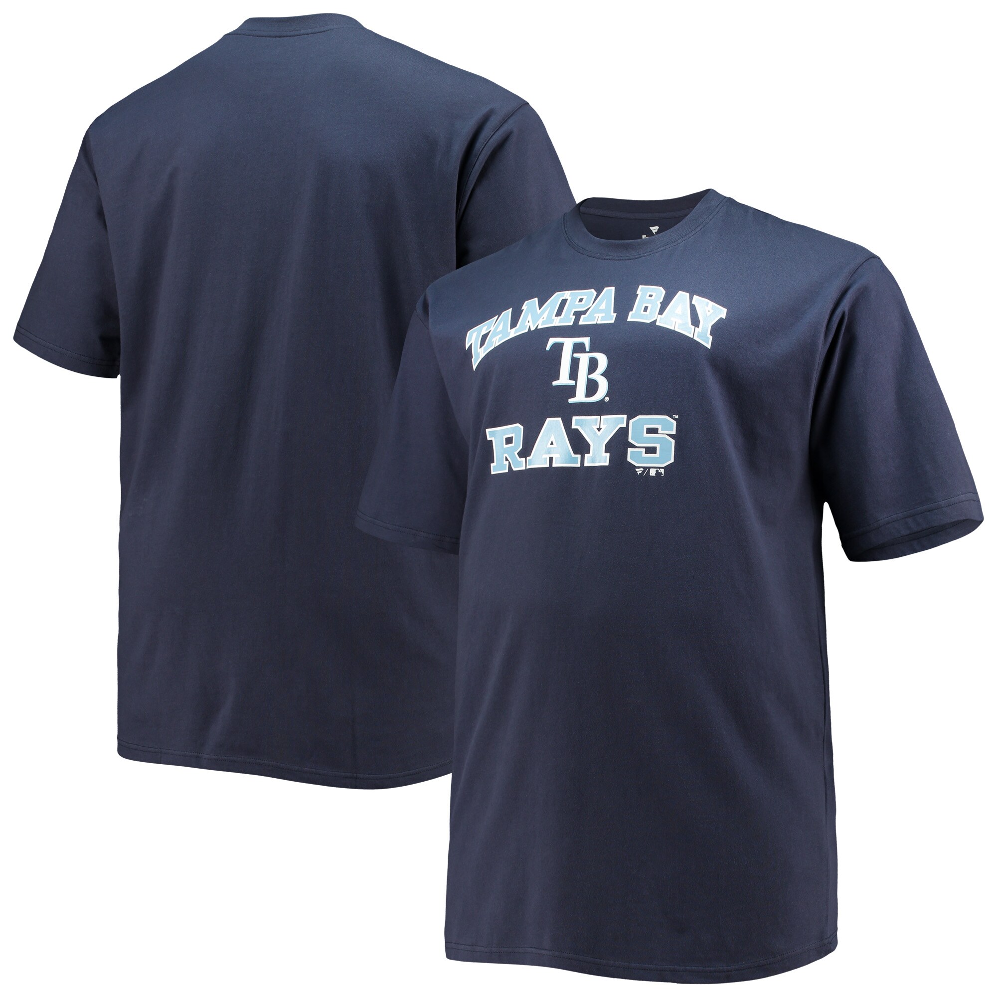 Men's Tampa Bay Rays  Branded Navy Big & Tall Heart T-Shirt