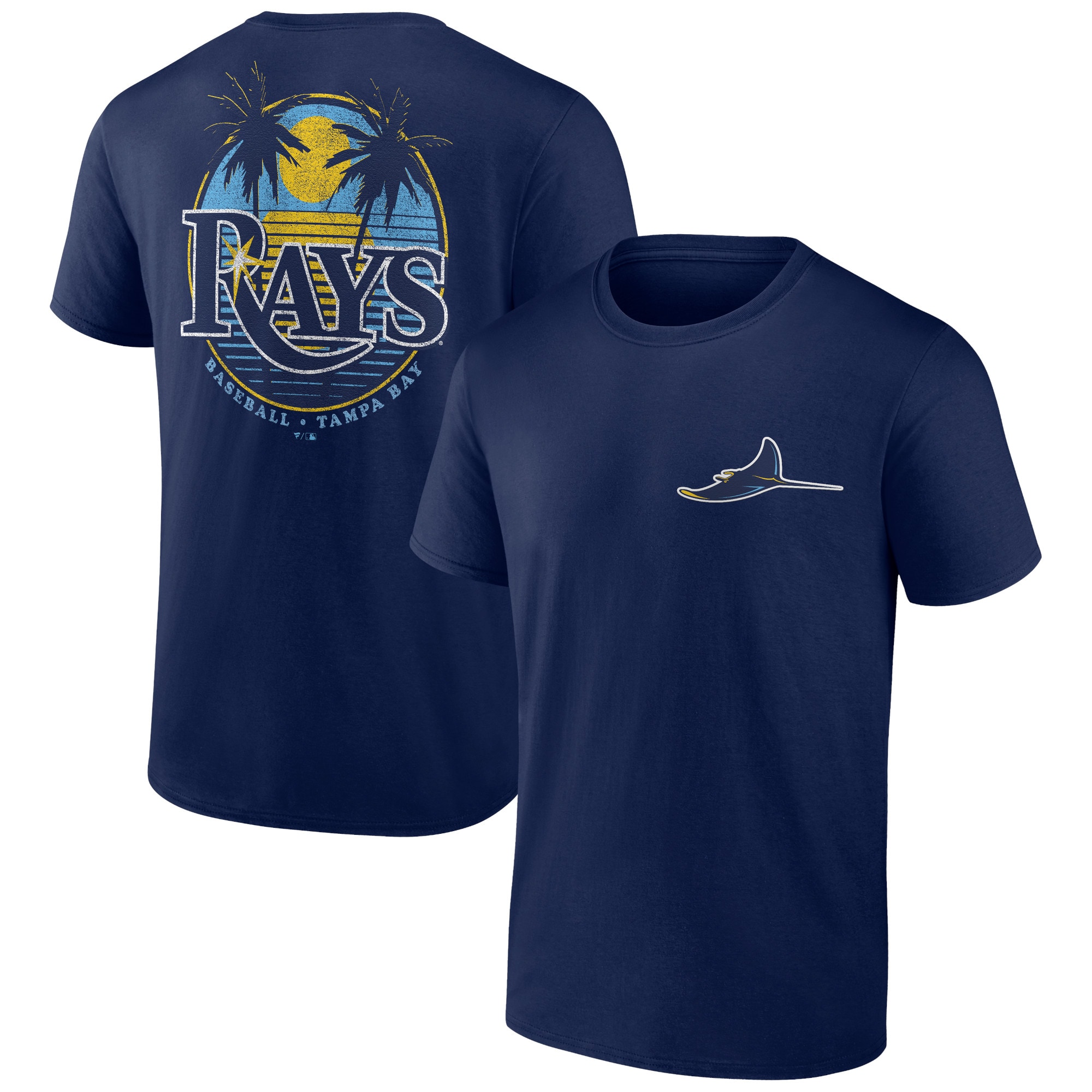 Men's Tampa Bay Rays  Branded Navy Bring It T-Shirt