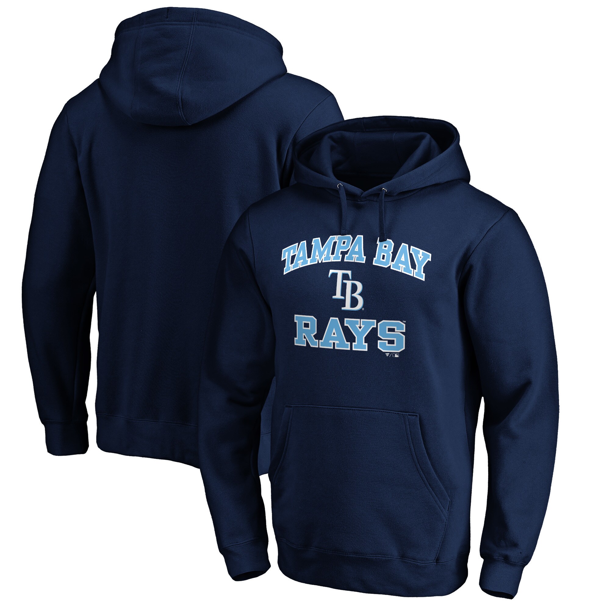 Men's Tampa Bay Rays  Branded Navy Heart & Soul Pullover Hoodie
