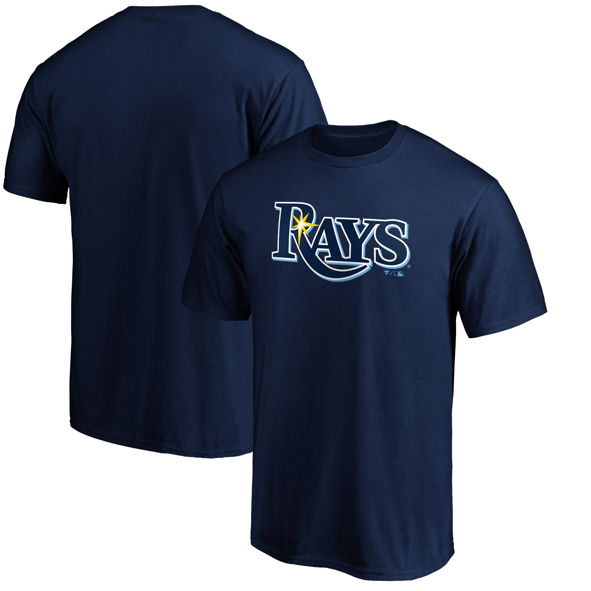 Men's Tampa Bay Rays  Branded Navy Official Wordmark Team T-Shirt