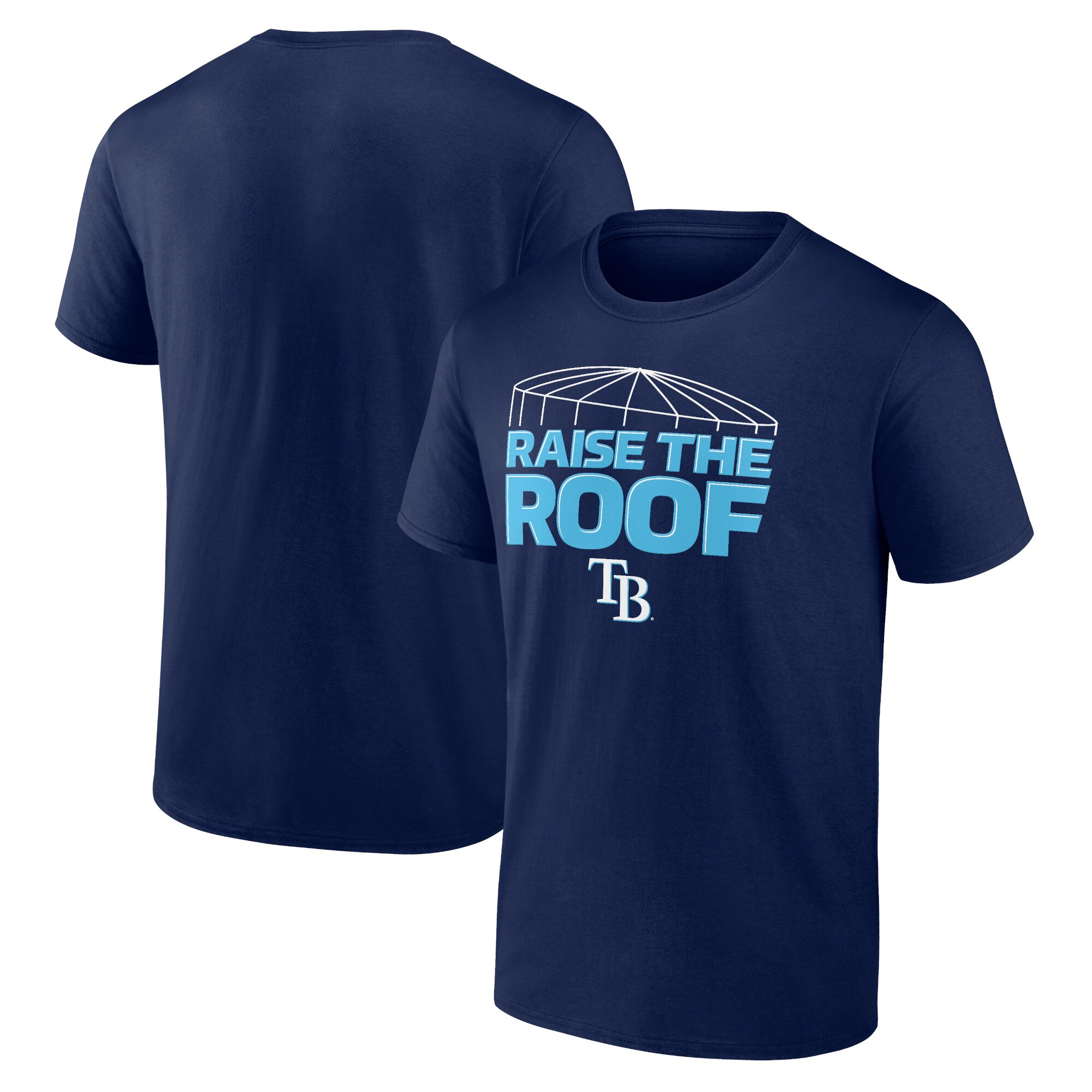 Men's Tampa Bay Rays  Branded Navy Raise The Roof T-Shirt