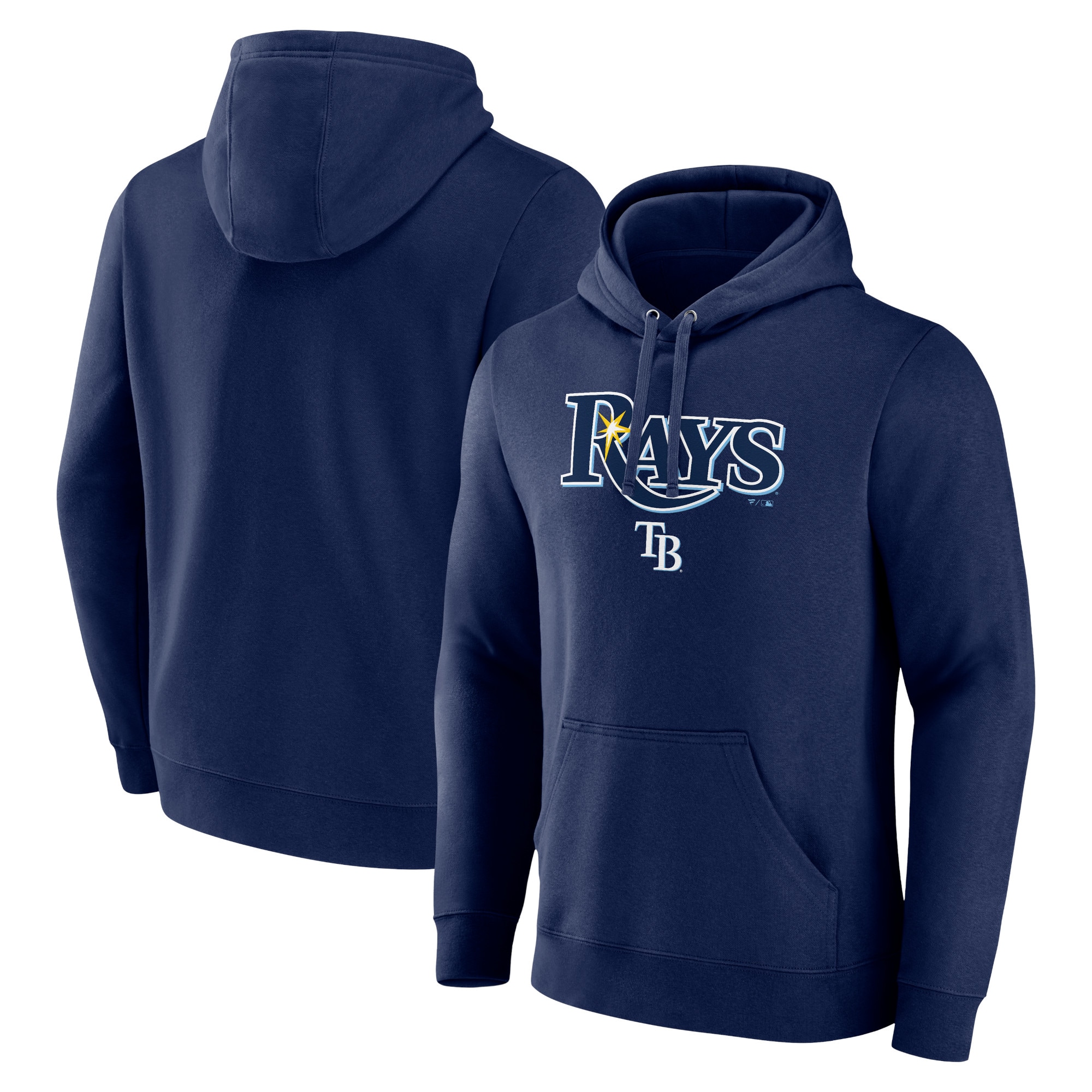 Men's Tampa Bay Rays  Branded Navy Series Sweep Pullover Hoodie