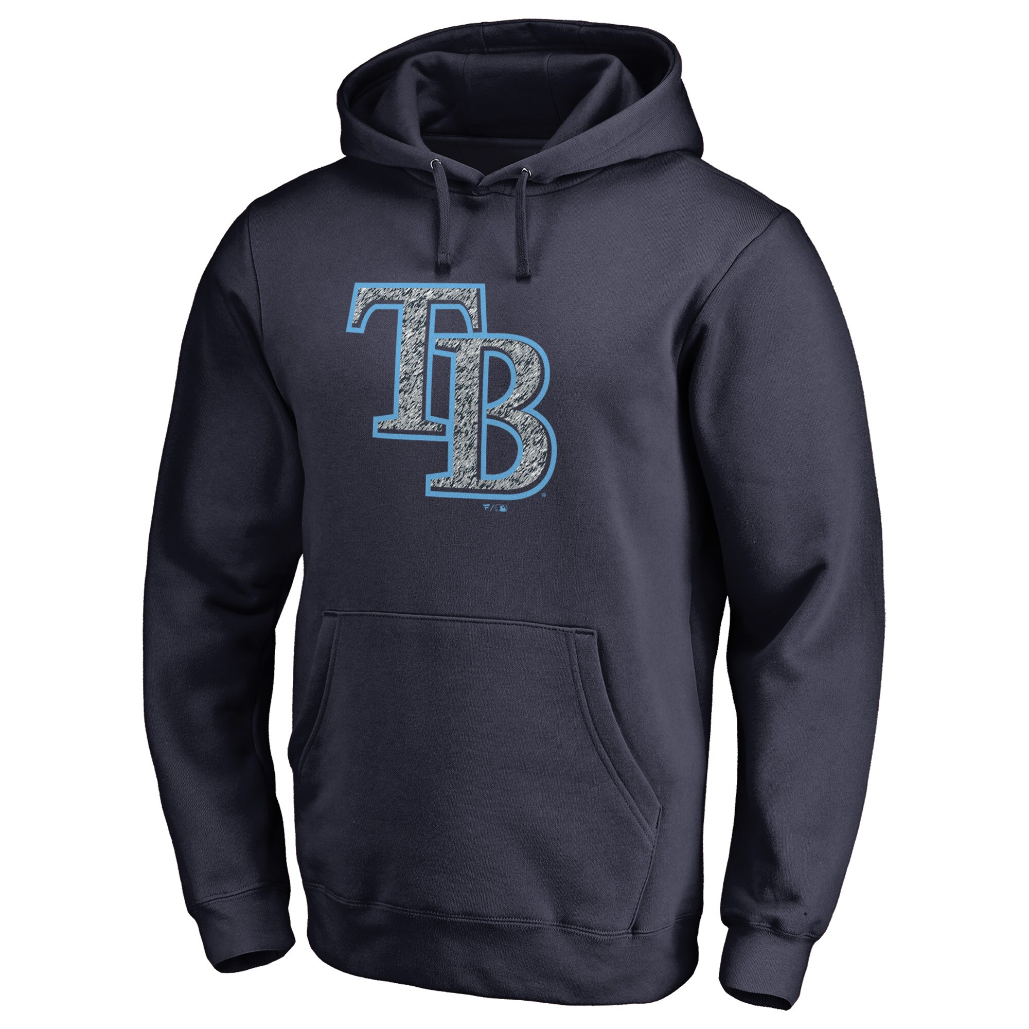 Men's Tampa Bay Rays  Branded Navy Static Logo Pullover Hoodie