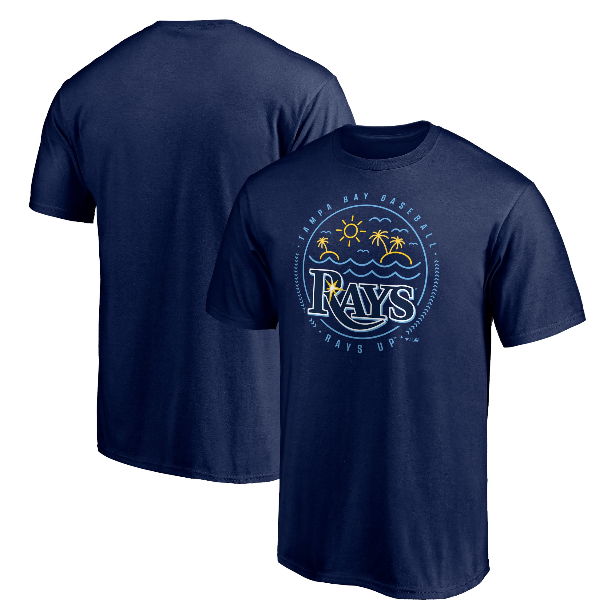 Men's Tampa Bay Rays  Branded Navy Sunshine Rays Up T-Shirt