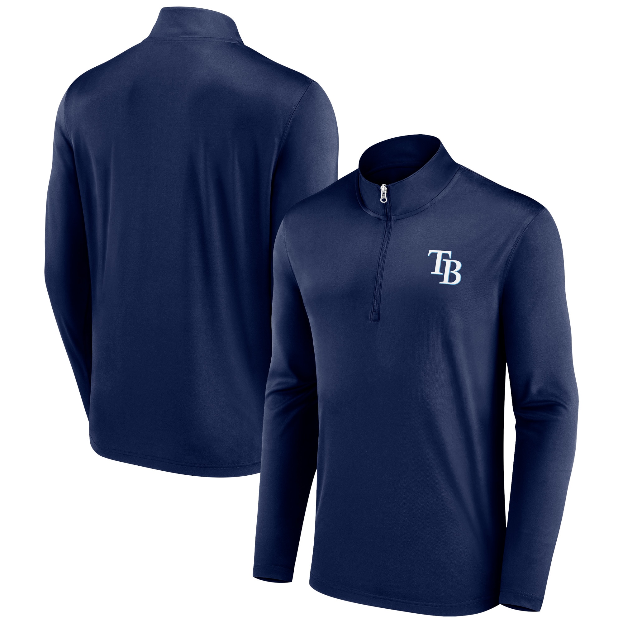 Men's Tampa Bay Rays  Branded Navy Underdog Mindset Quarter-Zip Jacket