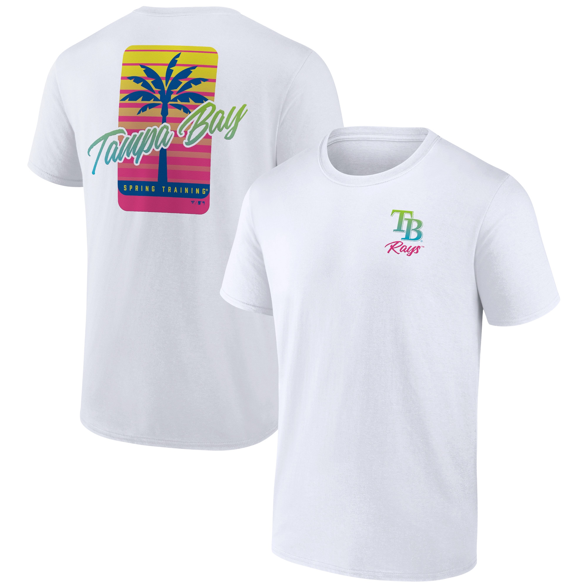 Men's Tampa Bay Rays  Branded White Spring Break T-Shirt