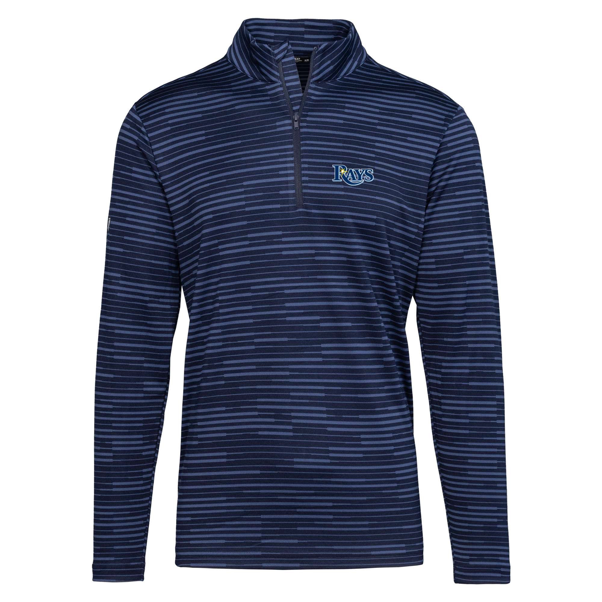 Men's Tampa Bay Rays  Levelwear Navy Gear Insignia 2.0 Quarter-Zip Pullover Top