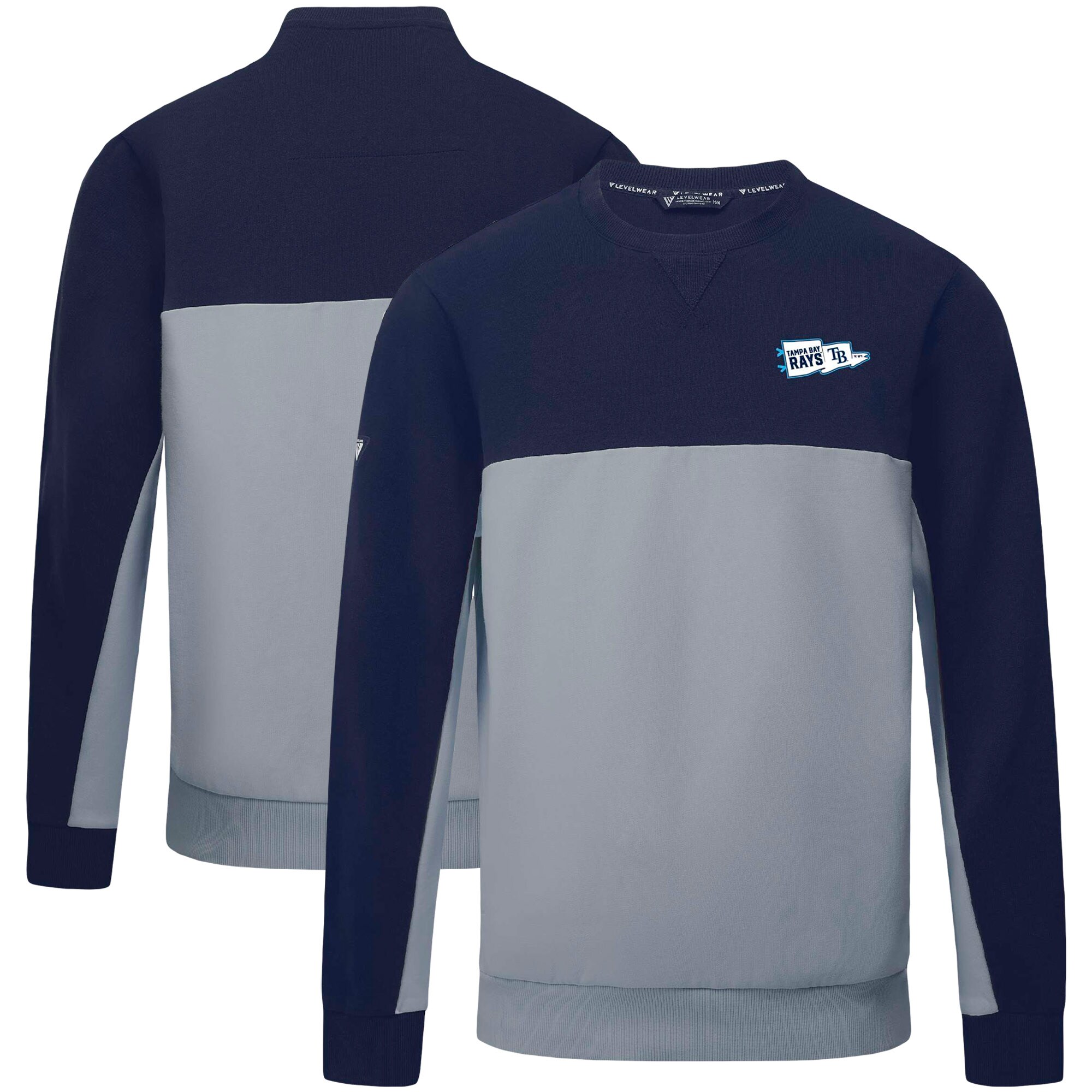 Men's Tampa Bay Rays  Levelwear Navy  Legacy Rafters Pullover Sweatshirt