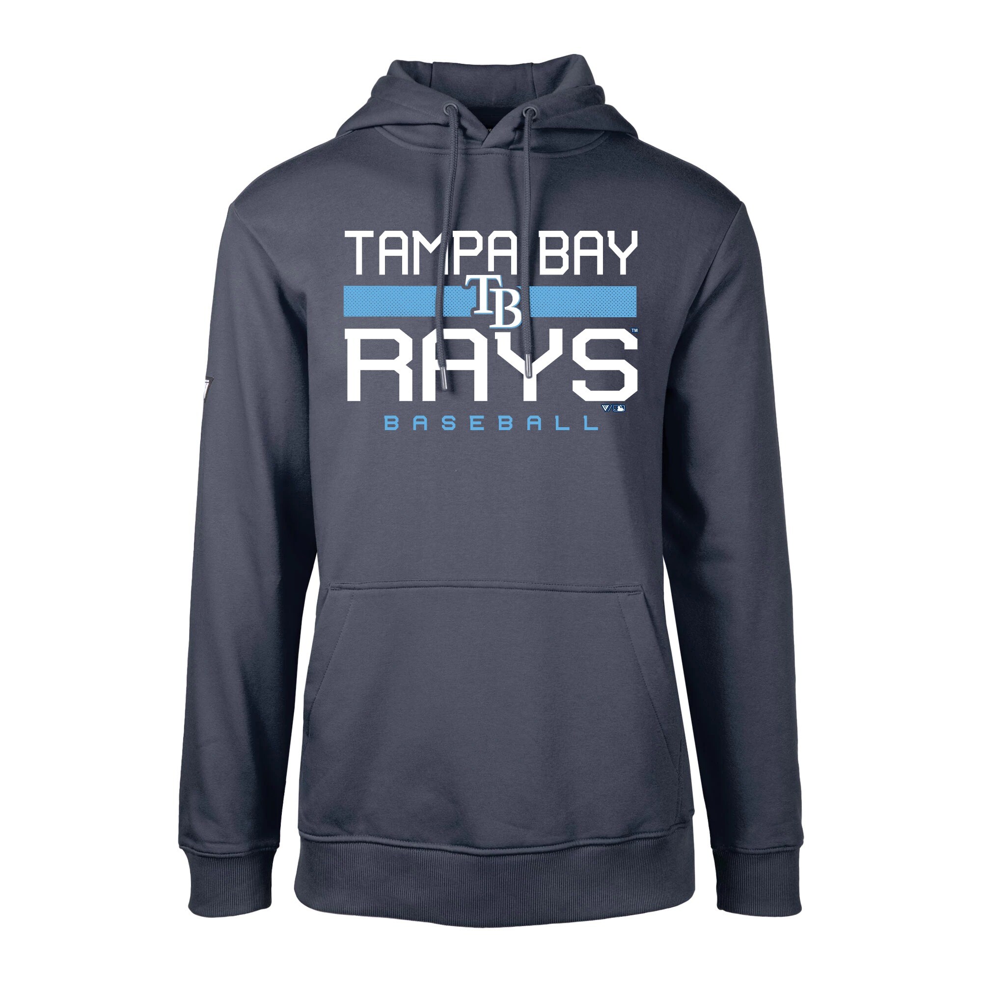 Men's Tampa Bay Rays Levelwear Navy Podium Dugout Fleece Hoodie