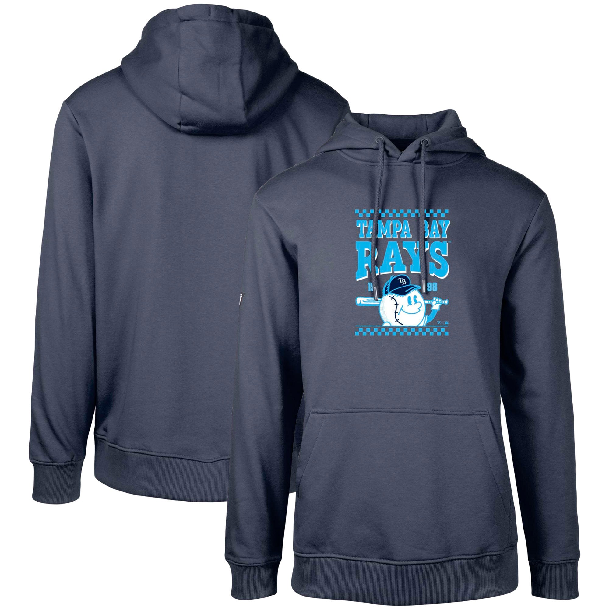 Men's Tampa Bay Rays  Levelwear Navy  Podium Inaugural Pullover Hoodie