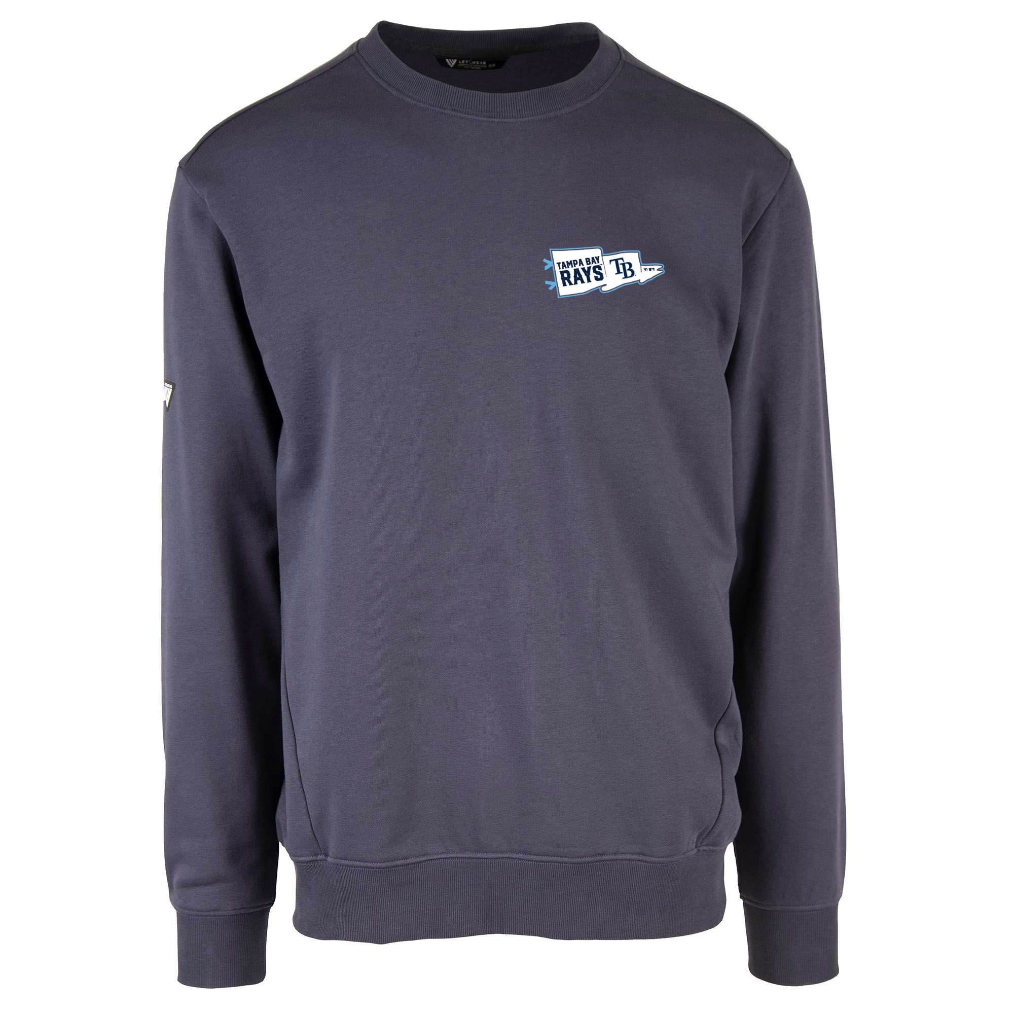 Men's Tampa Bay Rays  Levelwear Navy  Zane Rafters Pullover Sweatshirt