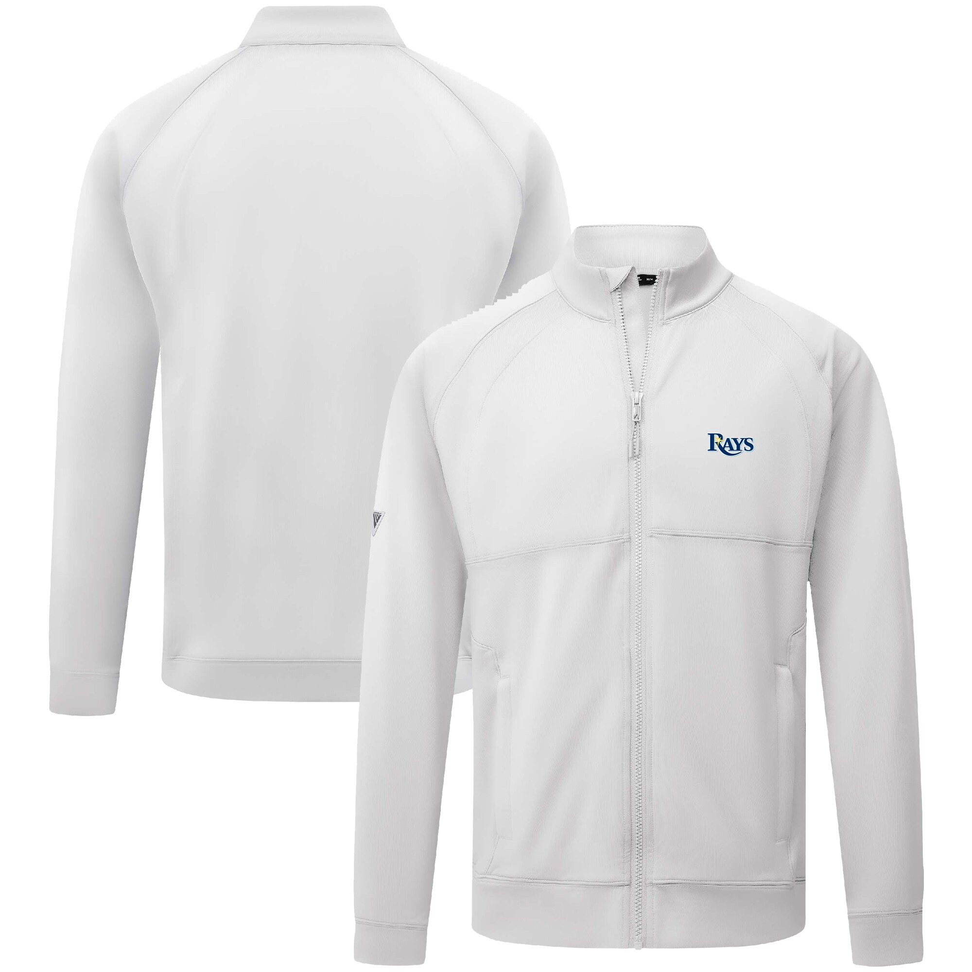Men's Tampa Bay Rays Levelwear White Form Insignia Full-Zip Jacket