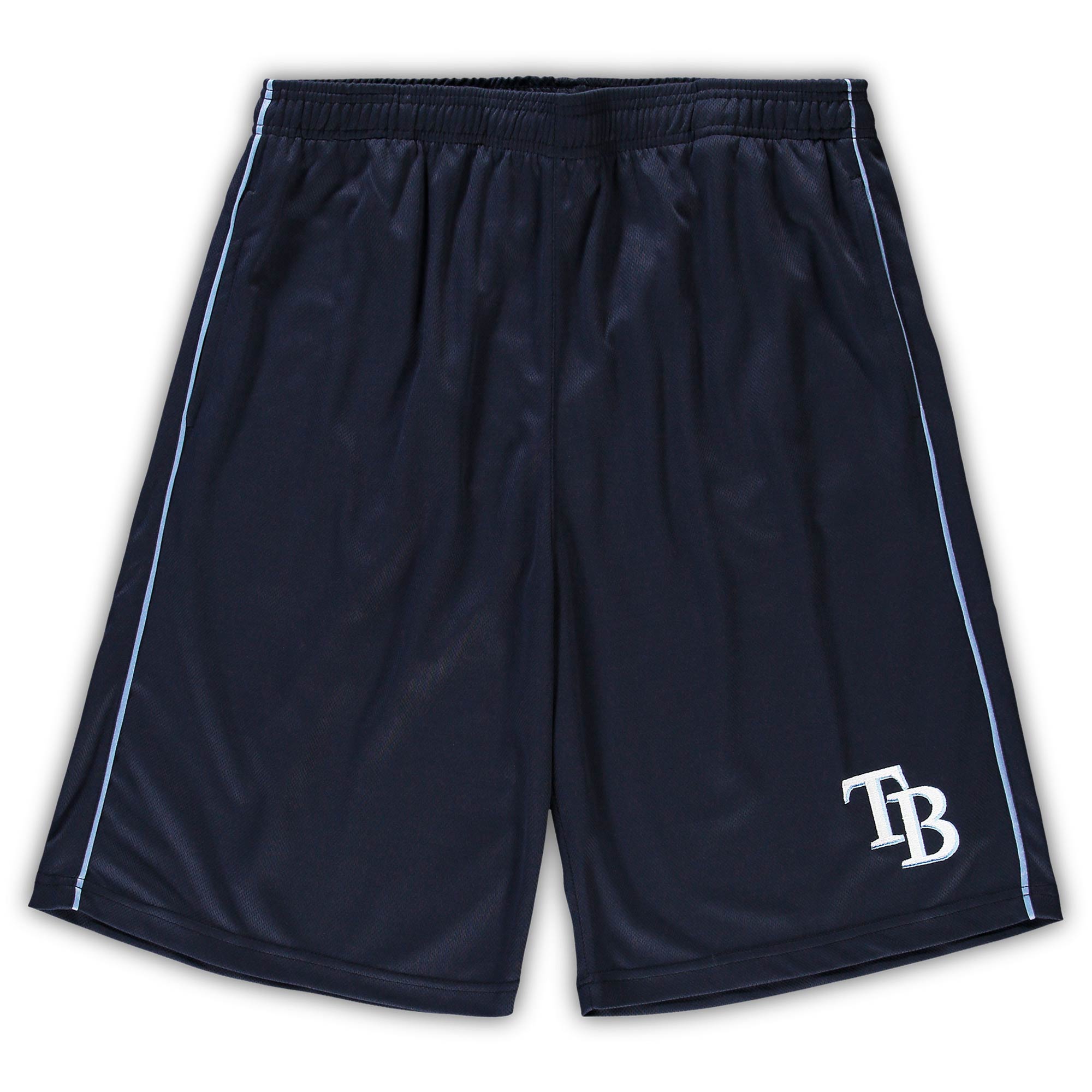 Men's Tampa Bay Rays Navy Big & Tall Mesh Shorts