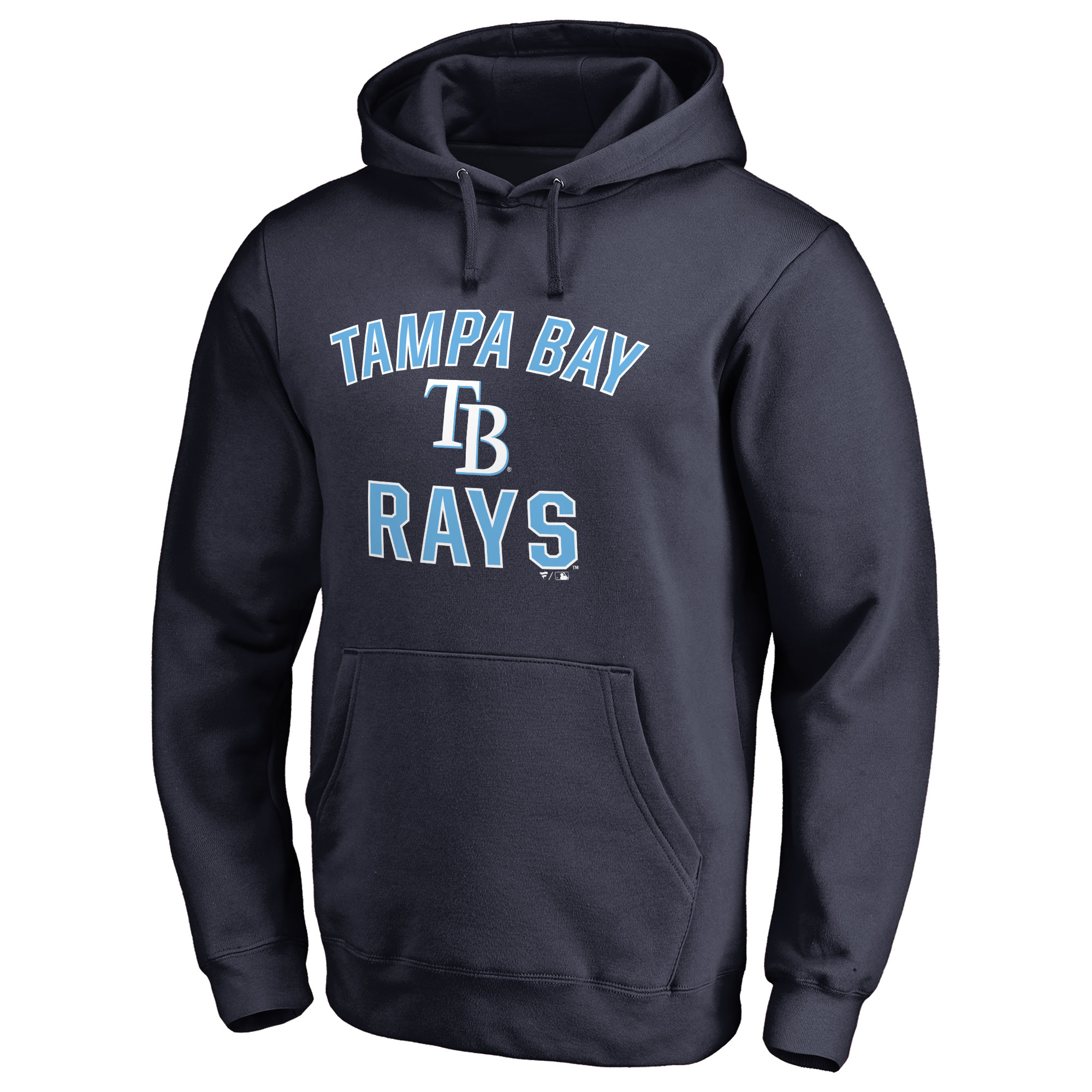 Men's Tampa Bay Rays Navy Victory Arch Pullover Hoodie