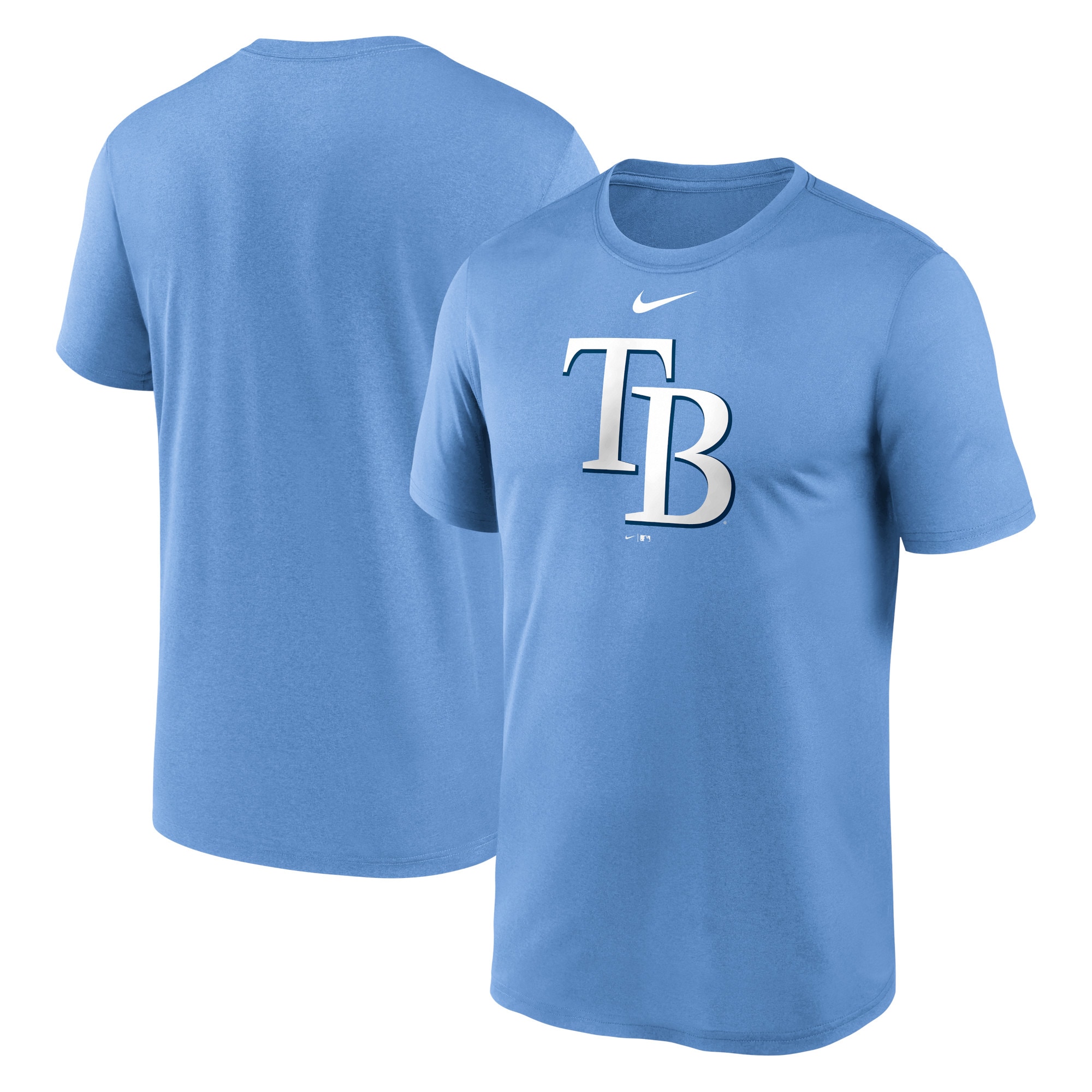 Men's Tampa Bay Rays Nike Light Blue New Legend Logo T-Shirt