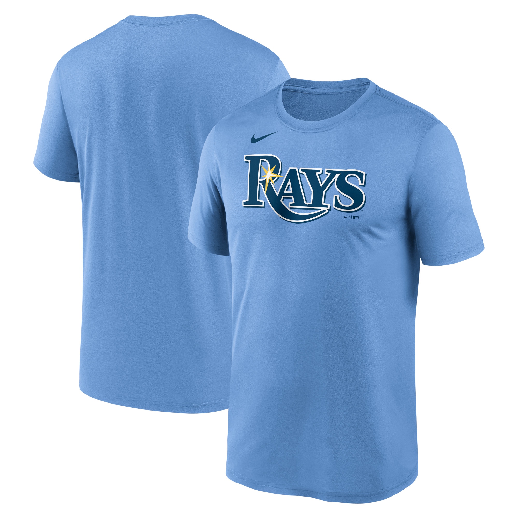 Men's Tampa Bay Rays Nike Light Blue New Legend Wordmark T-Shirt
