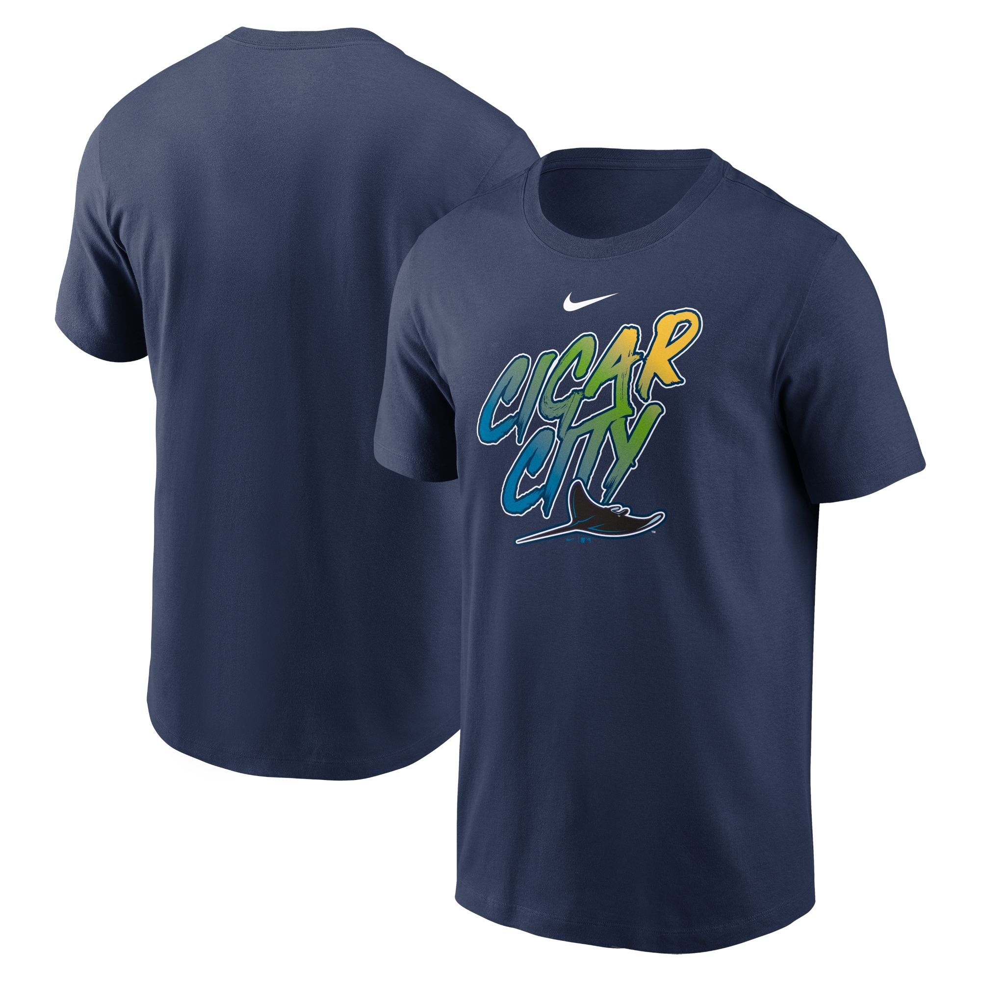 Men's Tampa Bay Rays Nike Navy Cigar City Local Team T-Shirt