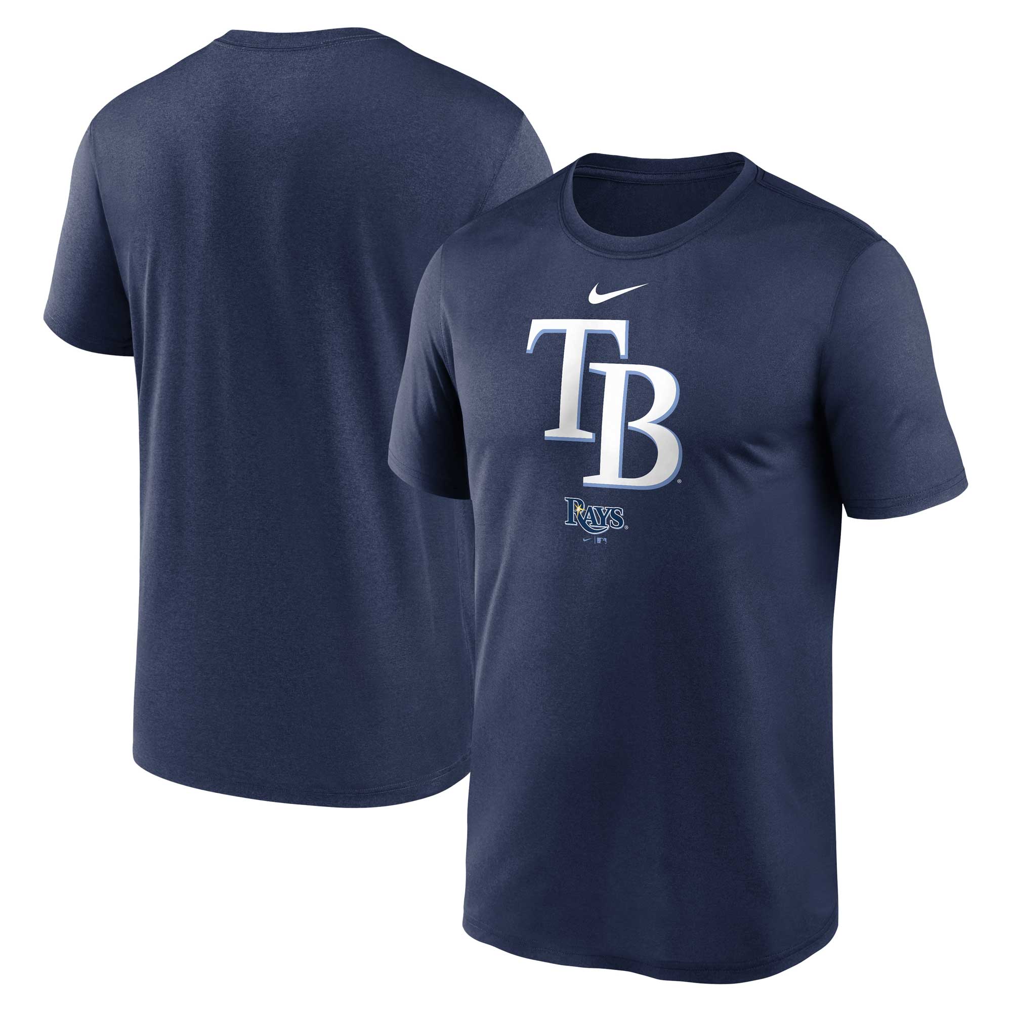 Men's Tampa Bay Rays  Nike Navy Team Arched Lockup Legend Performance T-Shirt