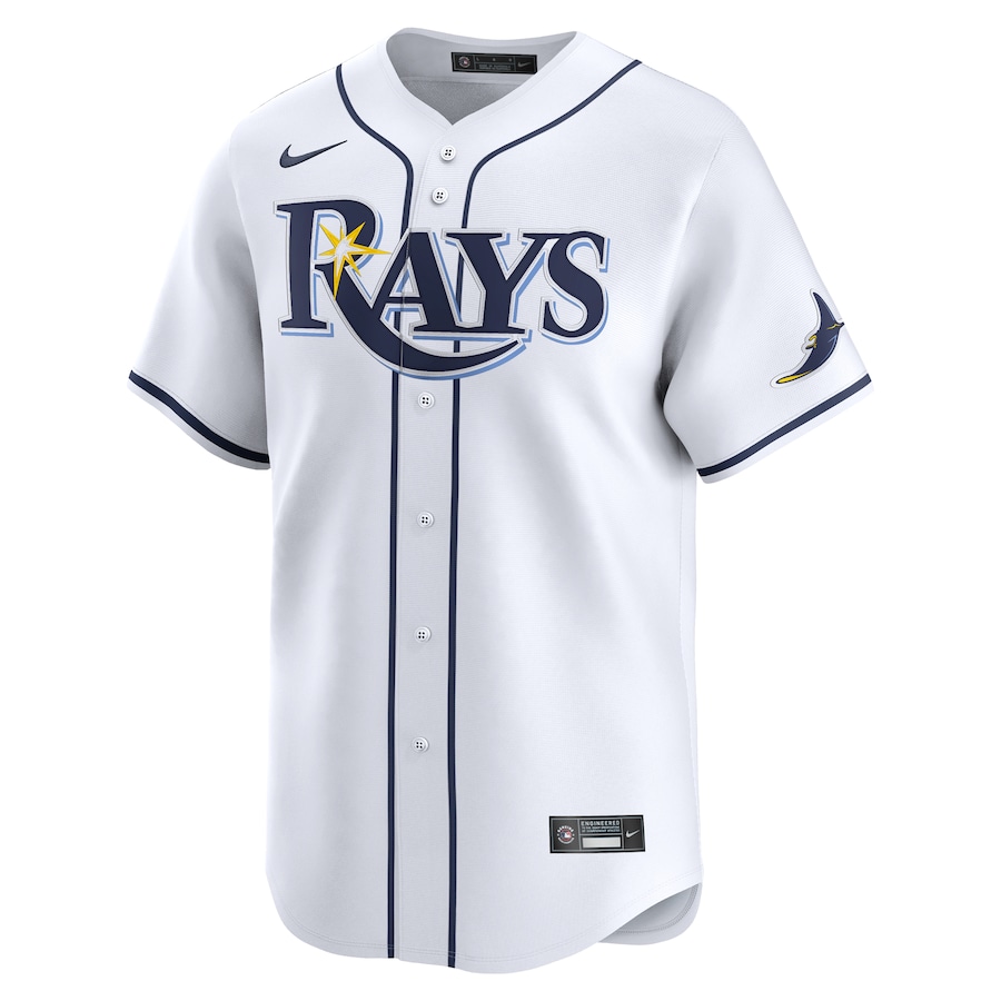Men's Tampa Bay Rays Nike White #1 Dad Home Limited Jersey - Image 2
